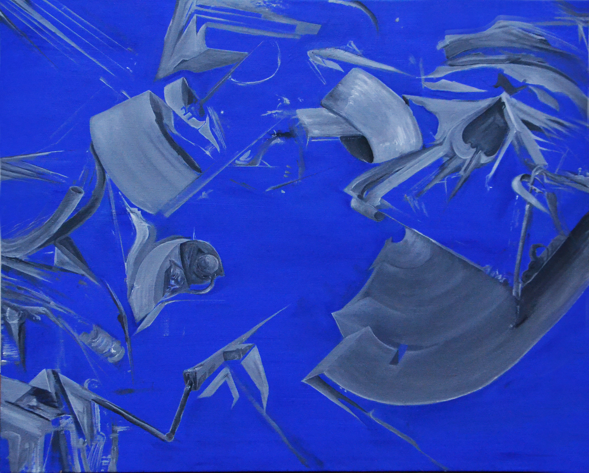 "fusión" Oleo s/ lienzo 1m x 80 cm