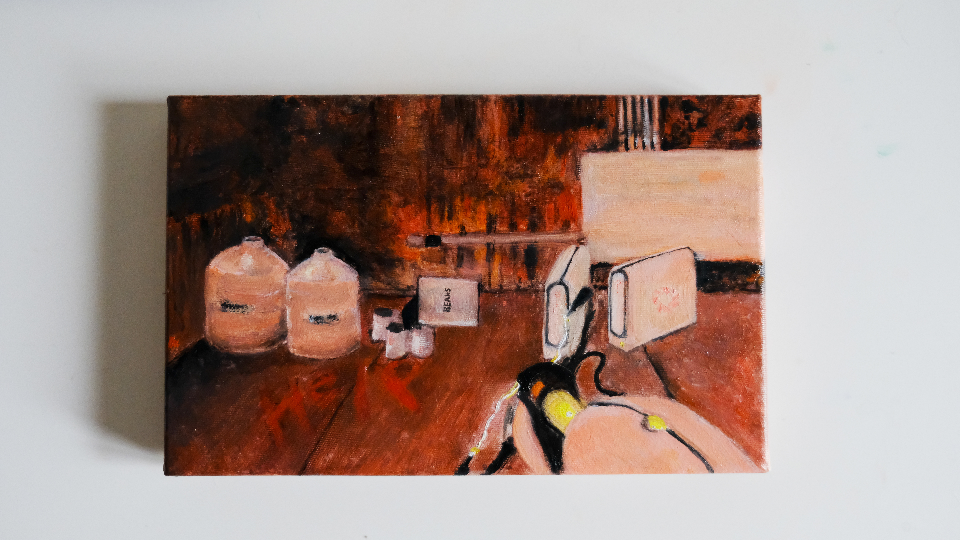 "PORTAL" Oleo s/ lienzo 2022 15cm x 20cm