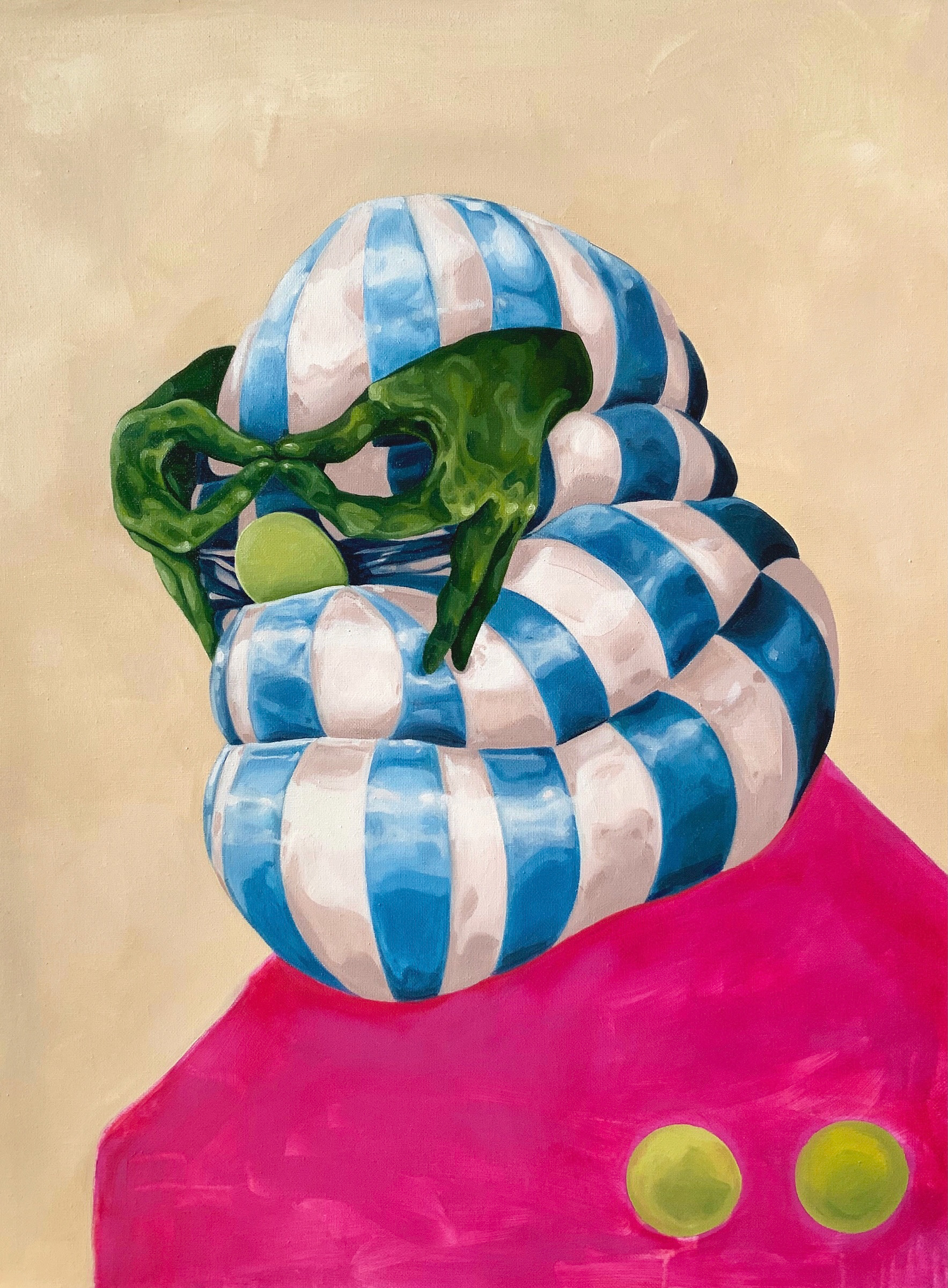 "Seer Sucker" 18"x24", Oil and Acrylic on Canvas