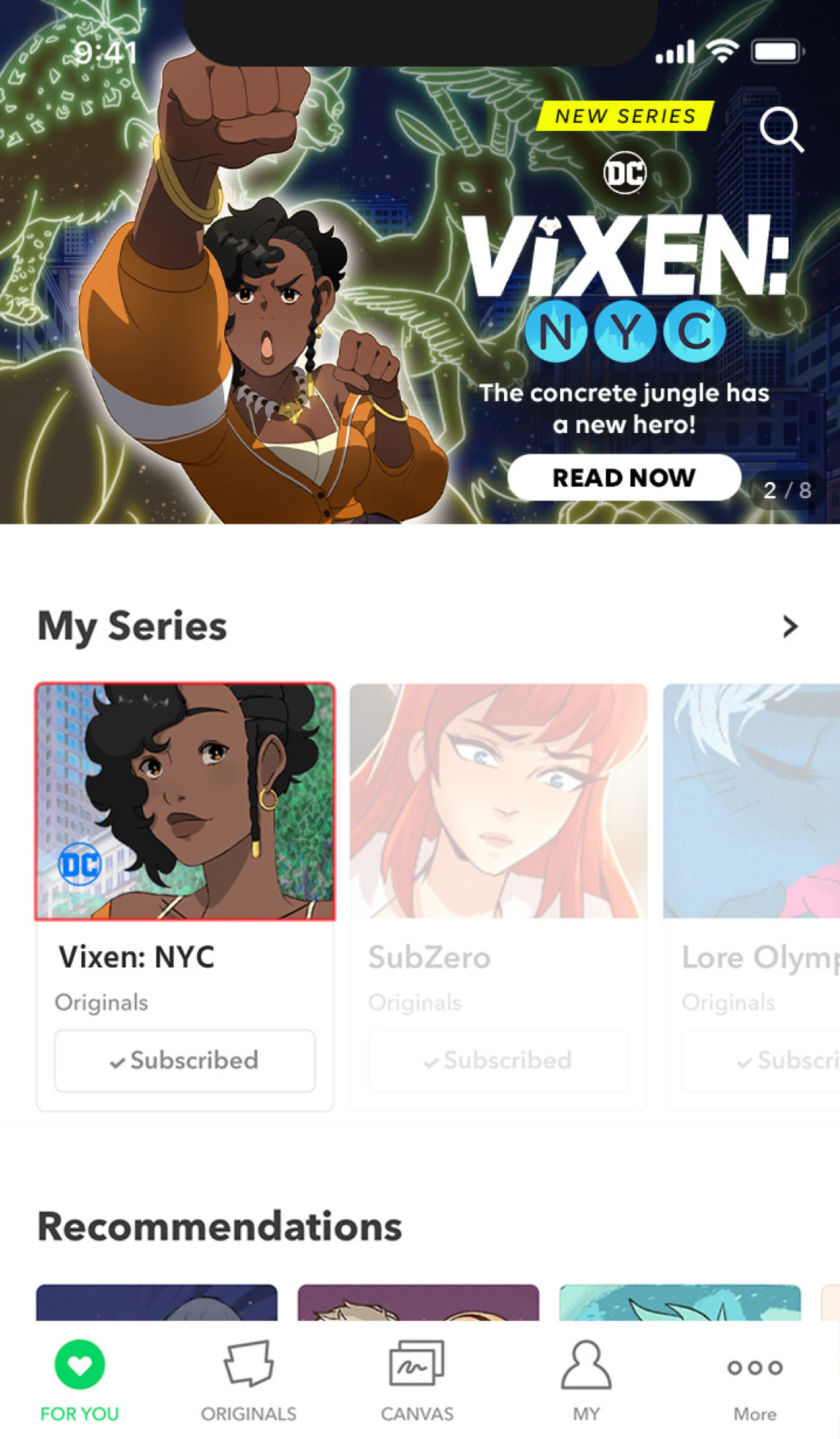 Mobile Homepage Page