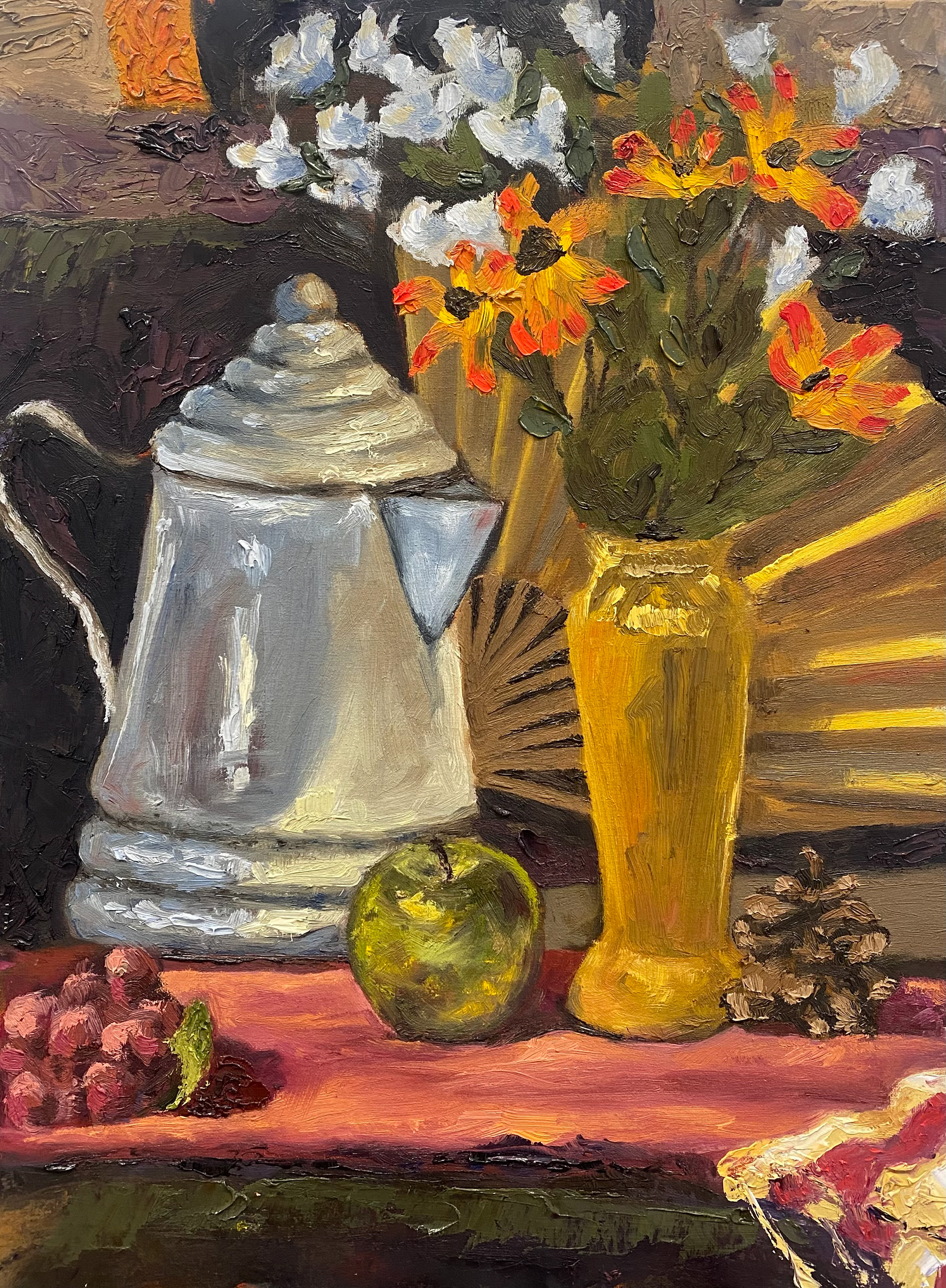 Still Life - Oil Paint on Canvas. 18 X 24in.