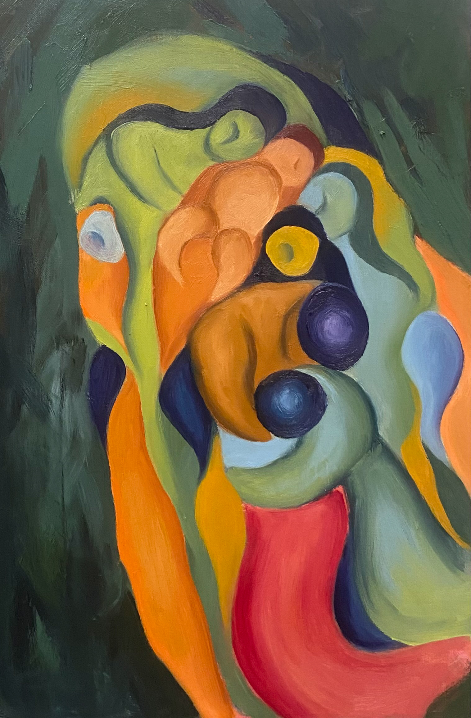 Life in Life & Death - Oil Paint on Canvas. 20 x 35in.