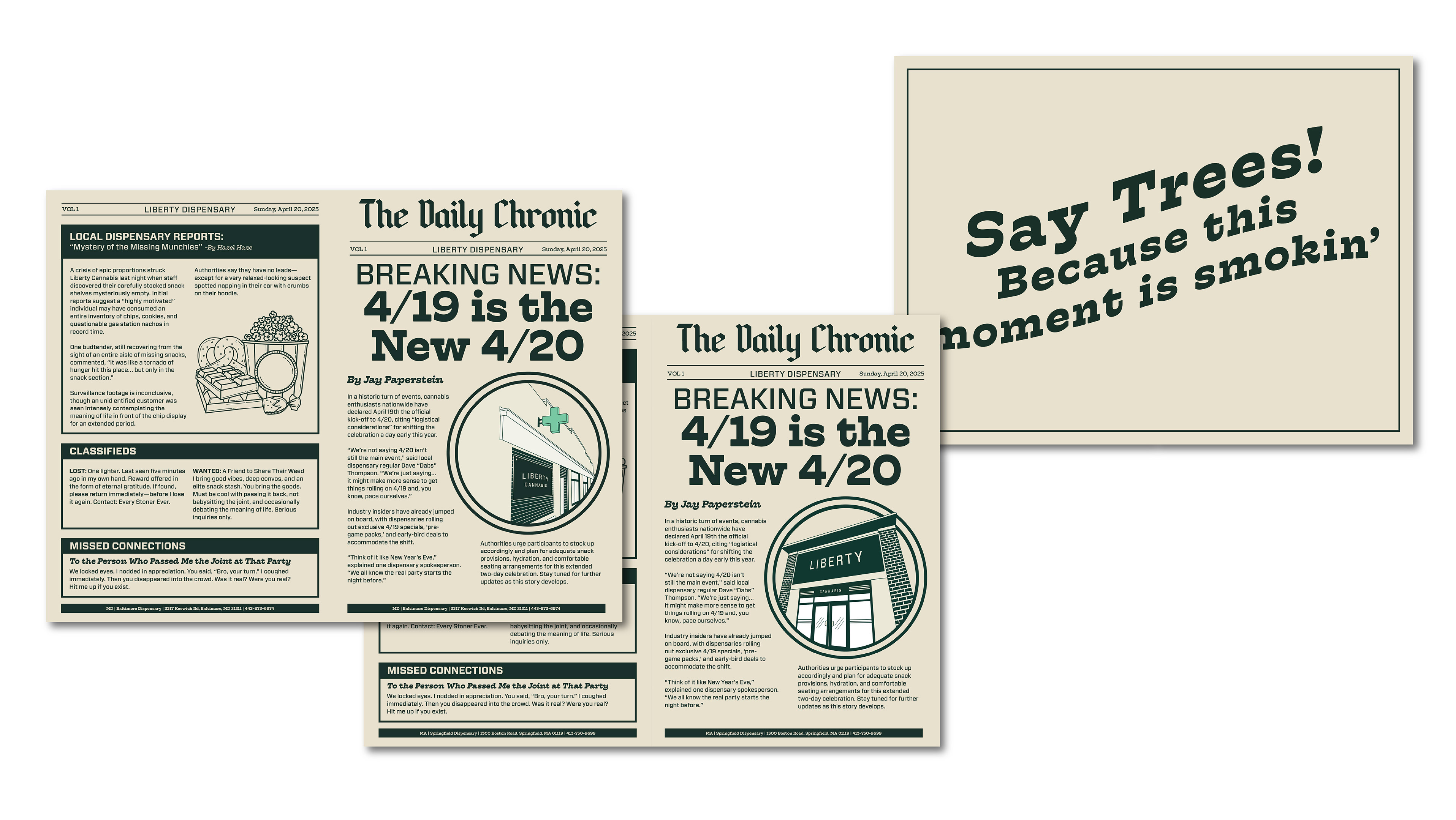 Liberty Cannabis 420 campaign artwork