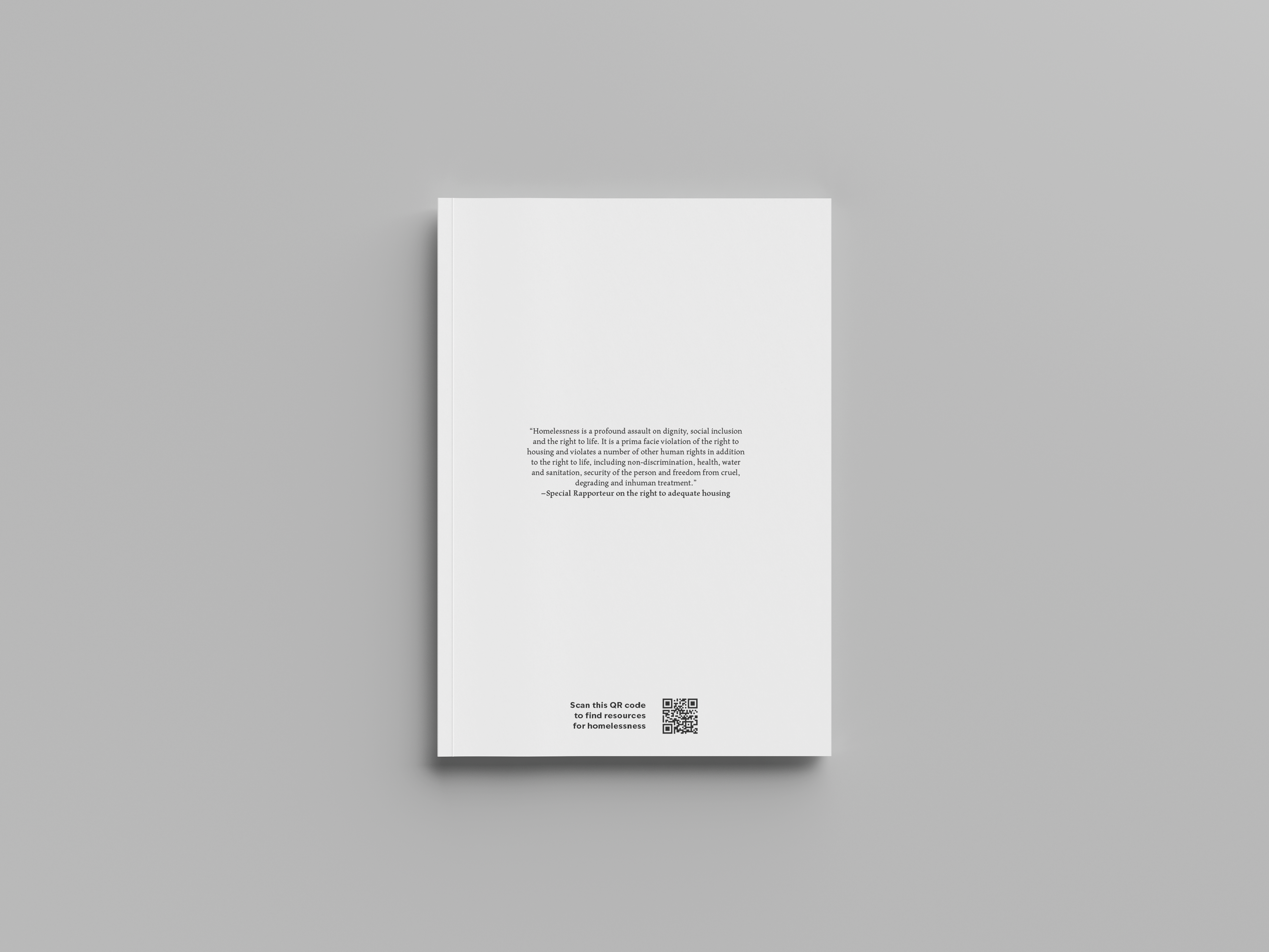 Scannable QR code leading to homeless resources for Guelph/Wellington County 