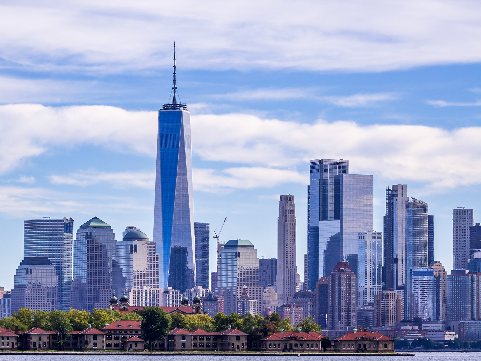 World Trade Center and the Manhattan Skyline
