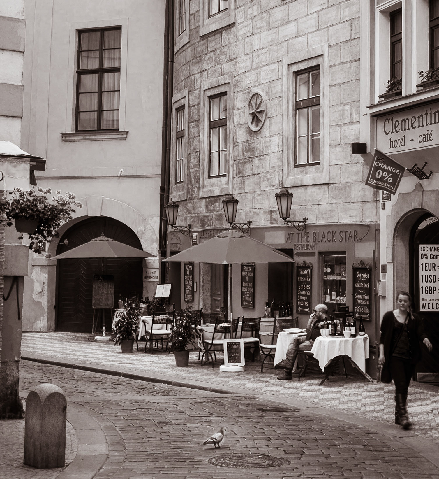 near the Old Town section of Prague