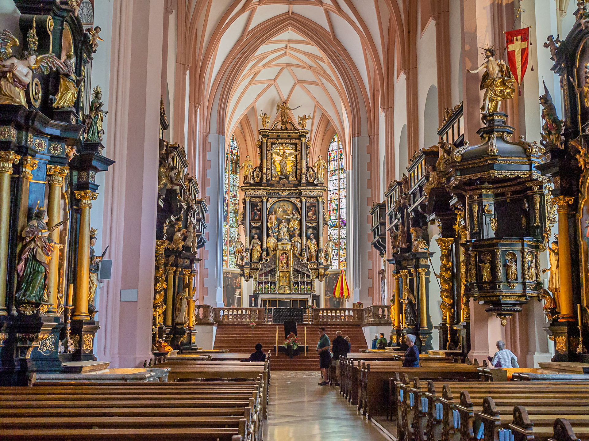Inside Saint Michael's Church, where the wedding was held in "The Sound of Music"