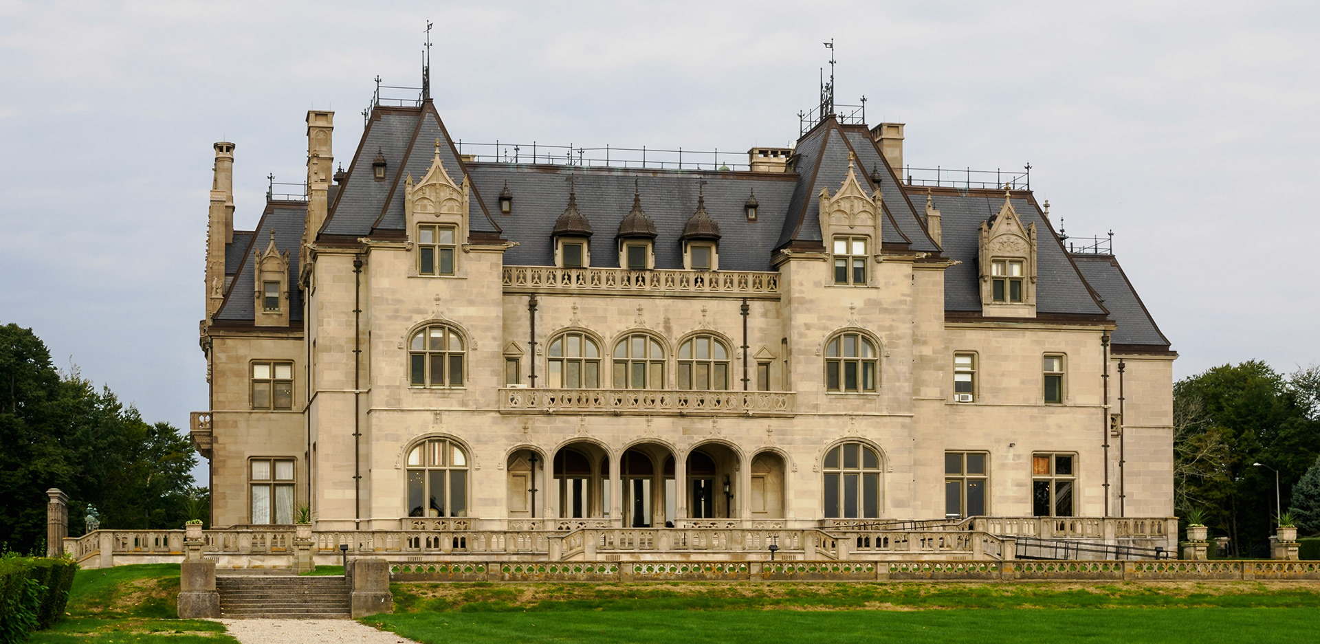 Ochre Court is now part of Salve Regina University. It was gifted to the school in 1947.