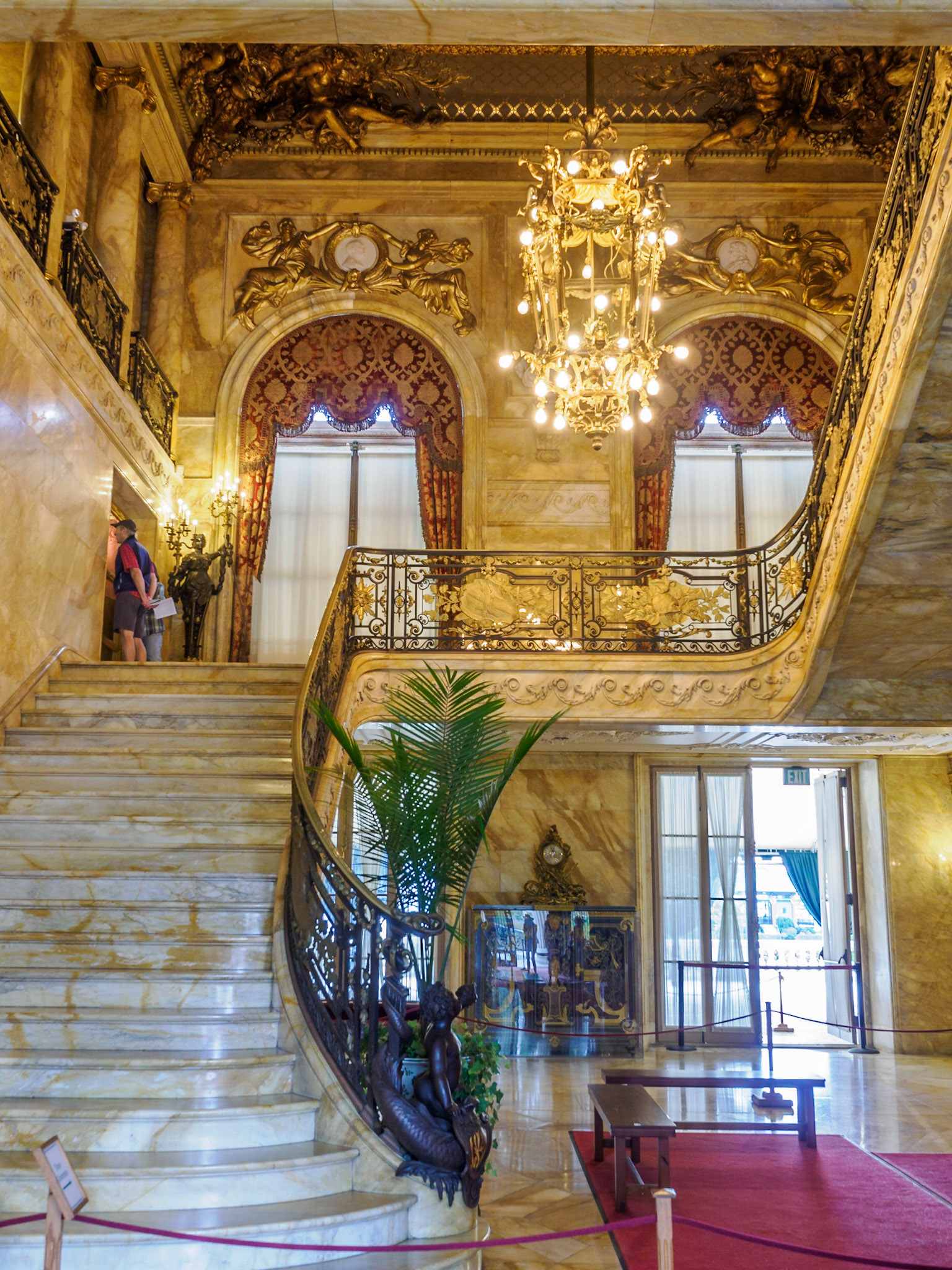 The central staircase