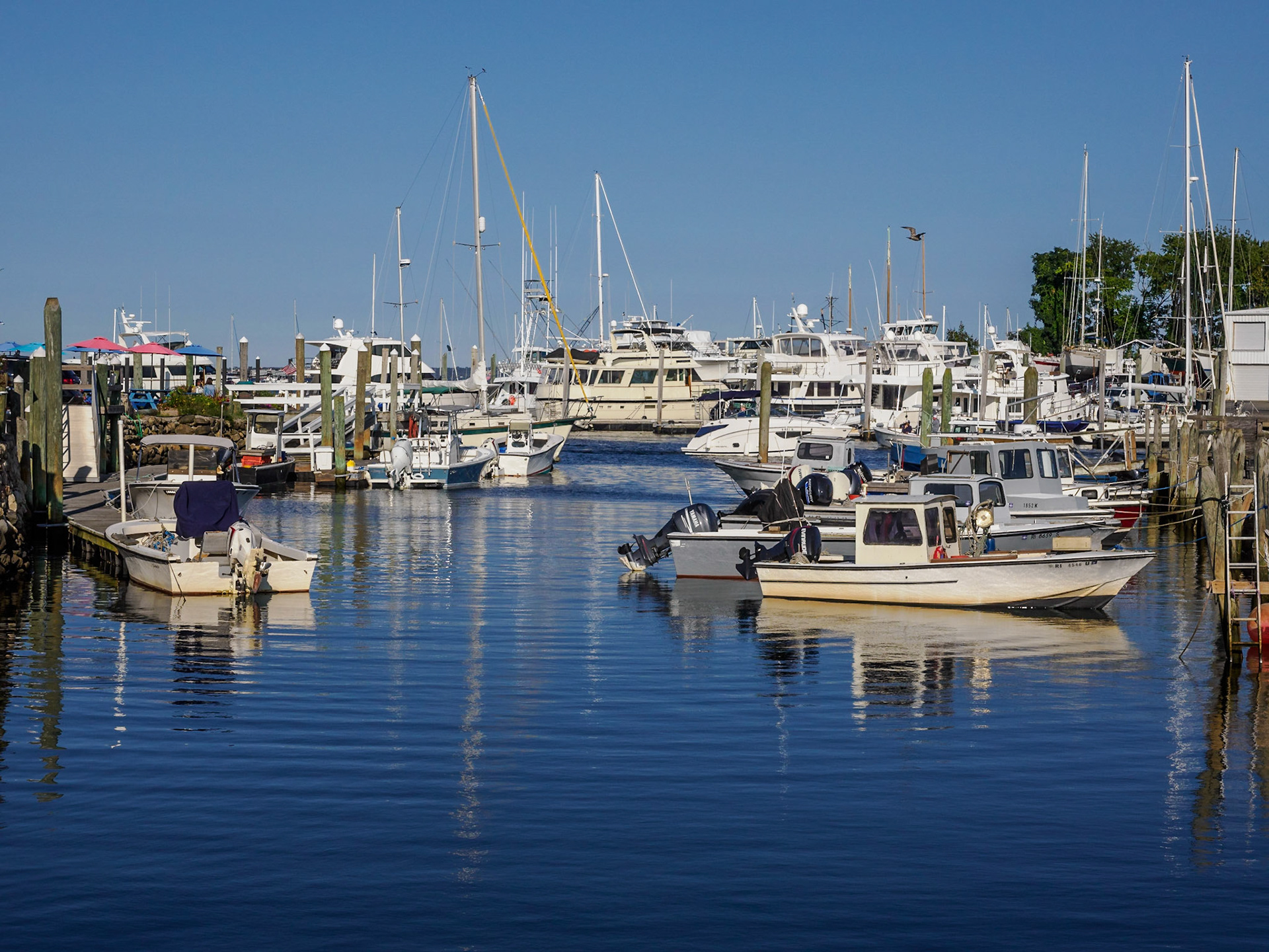 Gardner's Wharf—Starting in the mid-1800s Wickford moved from a major maritime industry to a busy port for access to Newport's elite summer mansions.