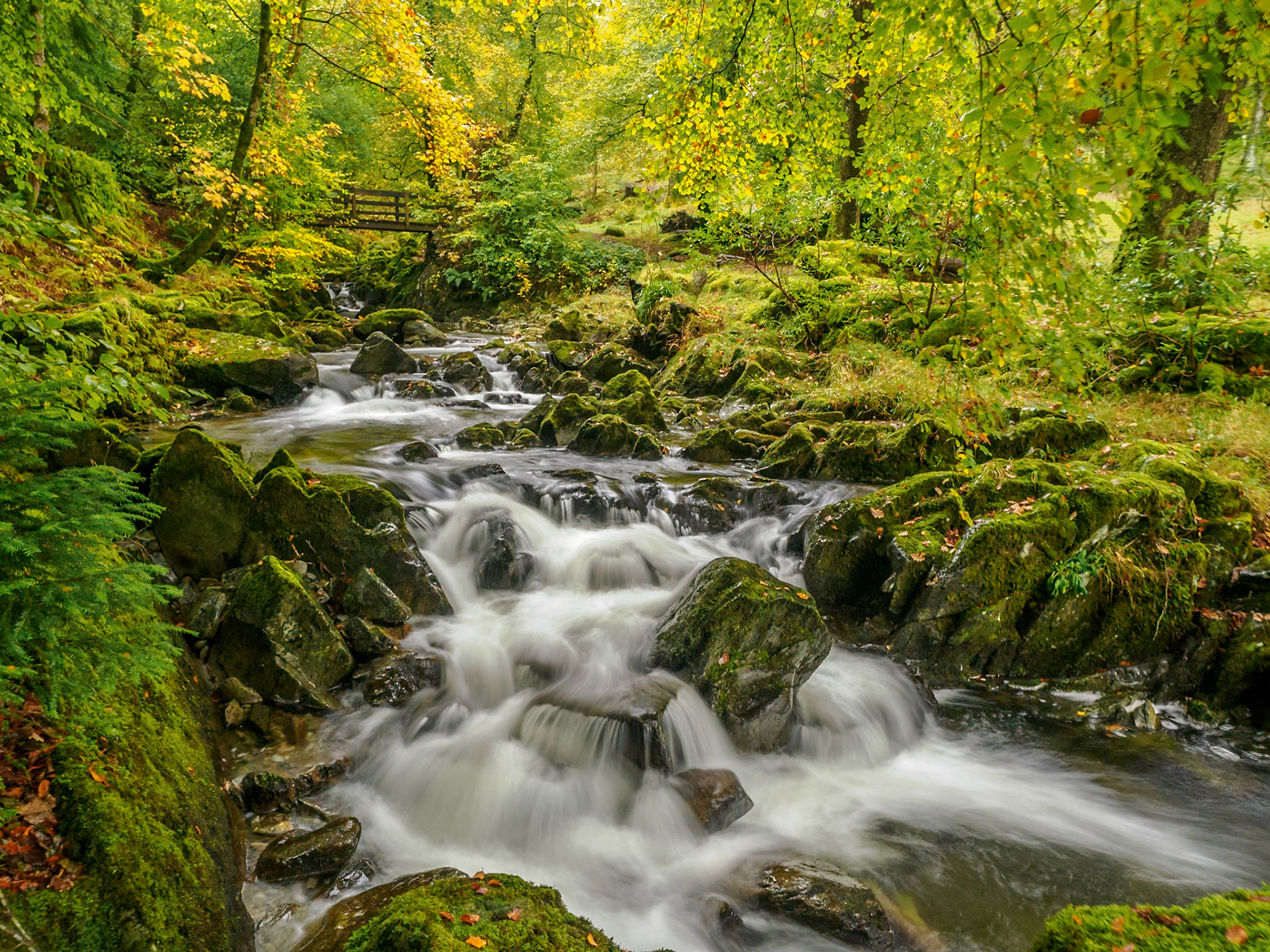 Rydal Gardens and waterfall