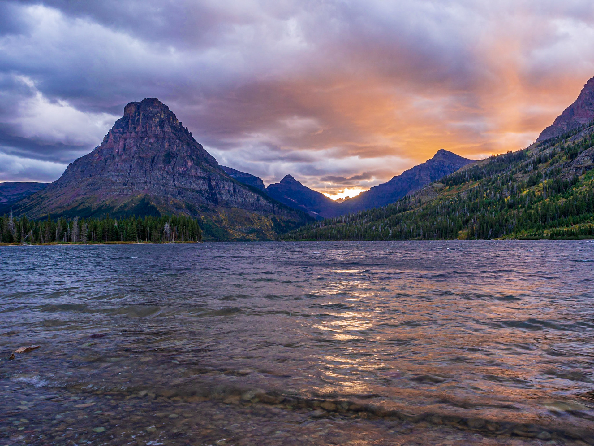 Two Medicine Lake, Glacier National Park, Montana
