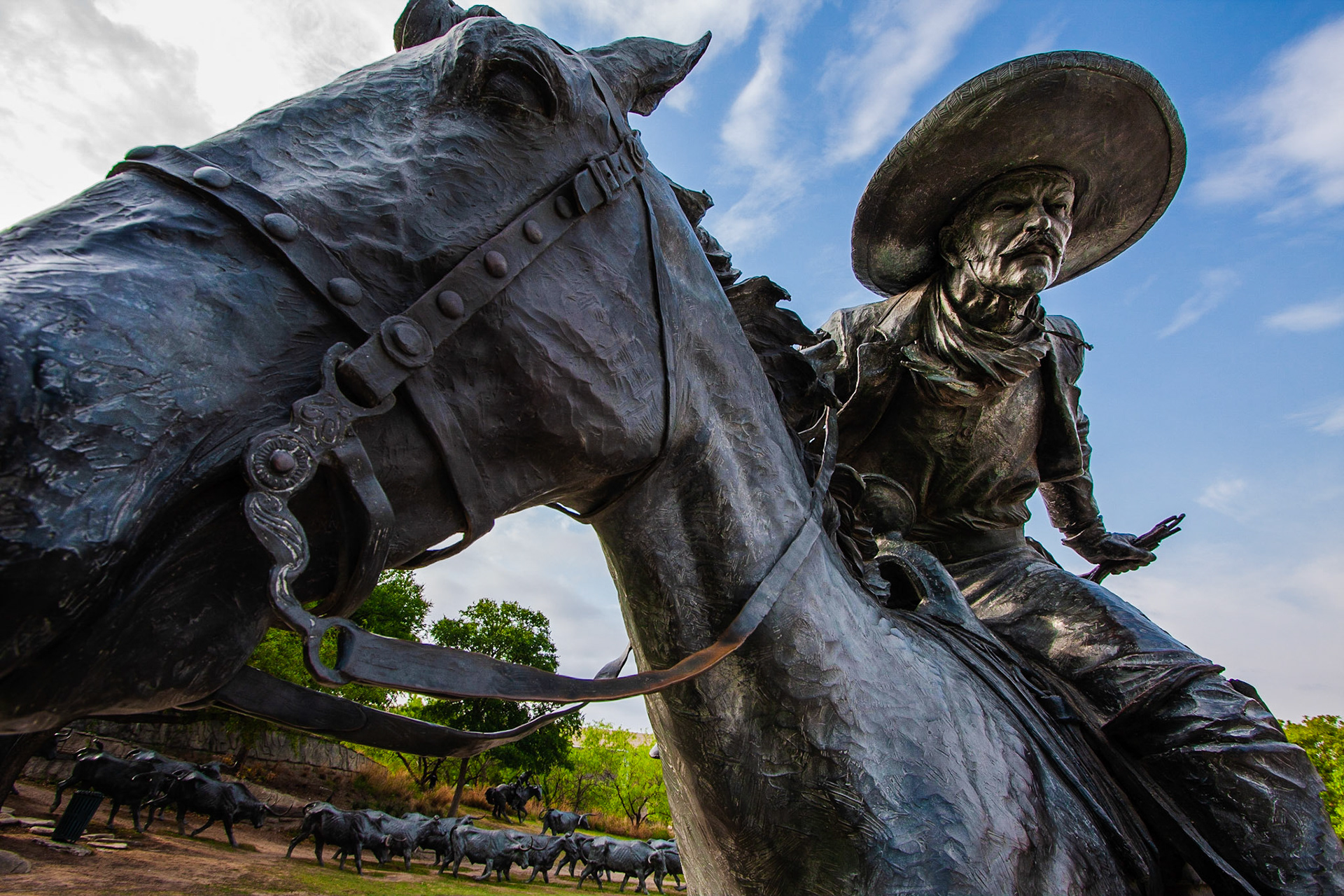 Pioneer Plaza Cattle Drive, Dallas, Texas