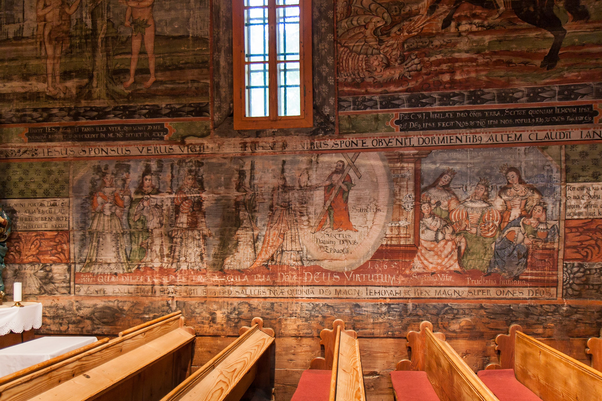 in the Roman Catholic wooden church in Hermartov