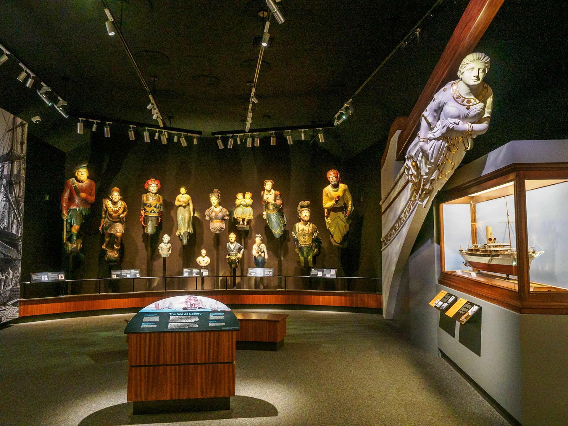 Ships' figureheads were an important form of public art in the 19th century. A figurehead gave a ship its personality.