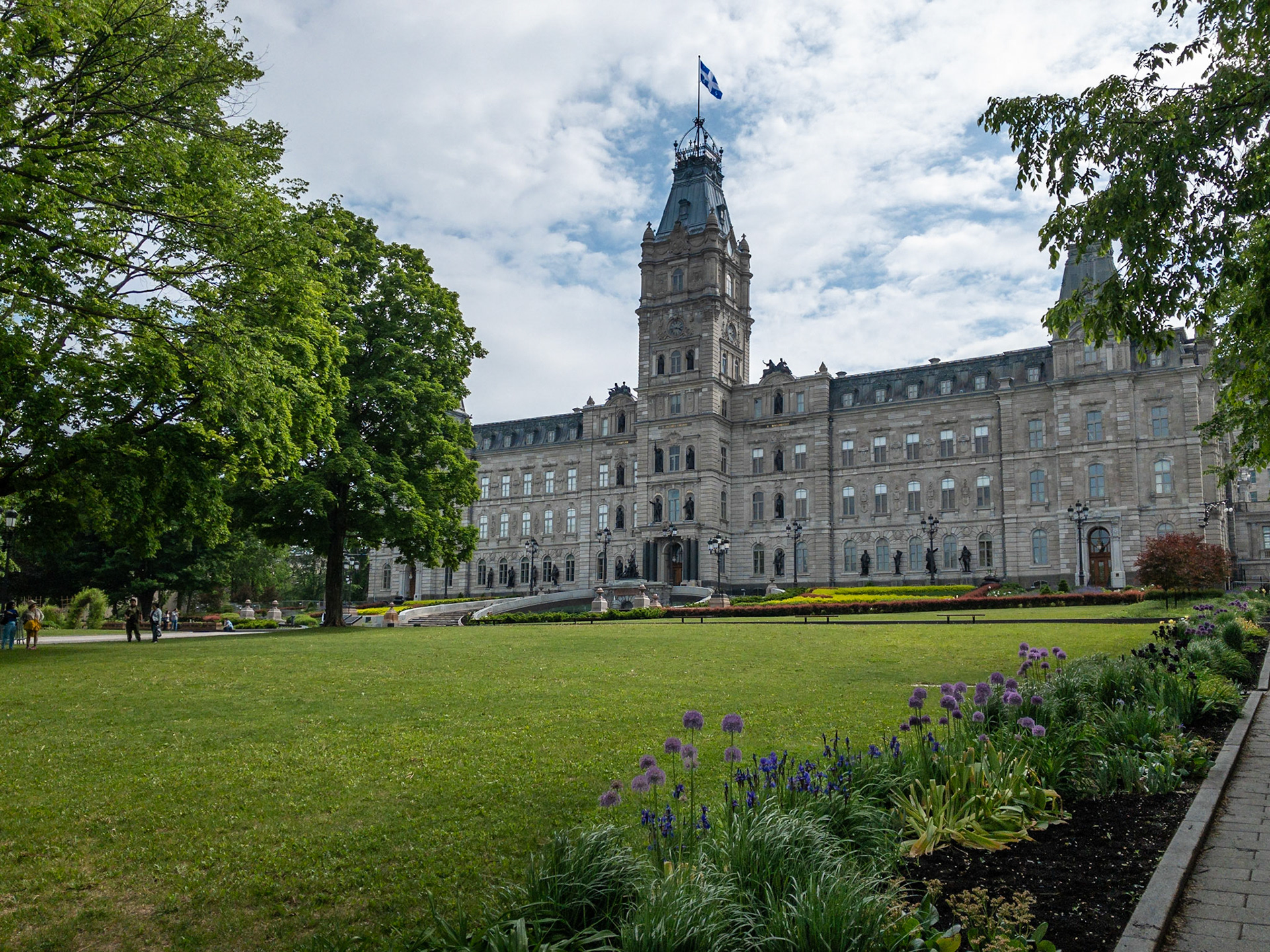 Parliament Building on a day when it wasn't pouring down rain.