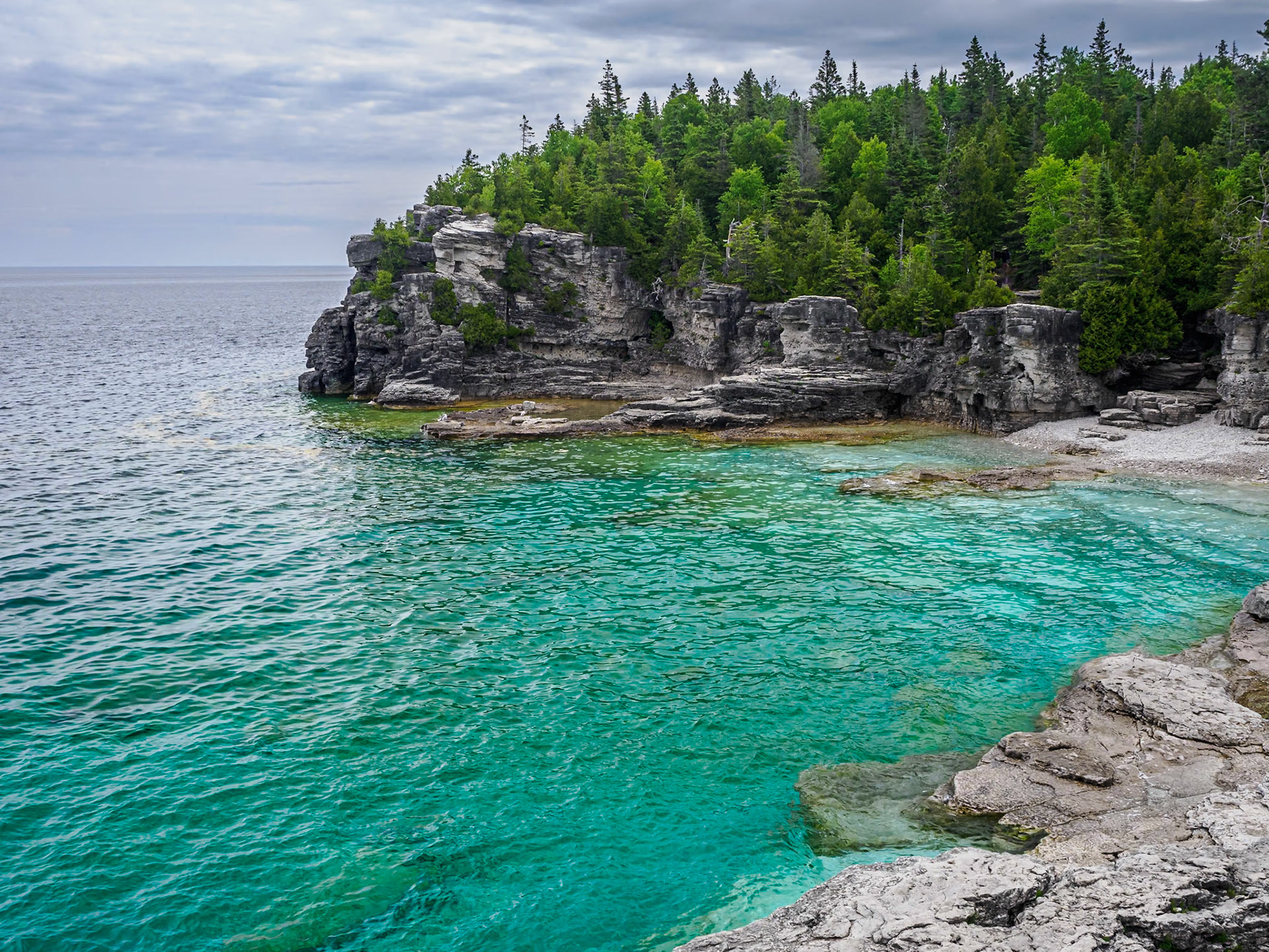 Indian Head Cove, Bruce Peninsula NP, Ontario, Canada