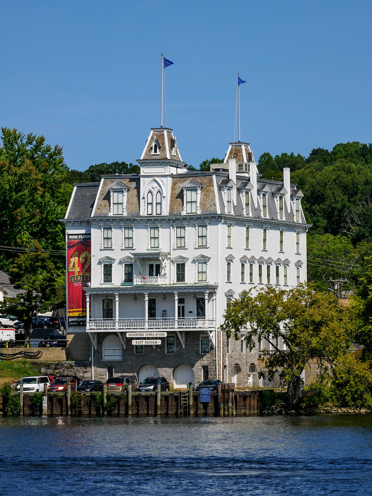The Goodspeed Opera House in East Haddam, Connecticut