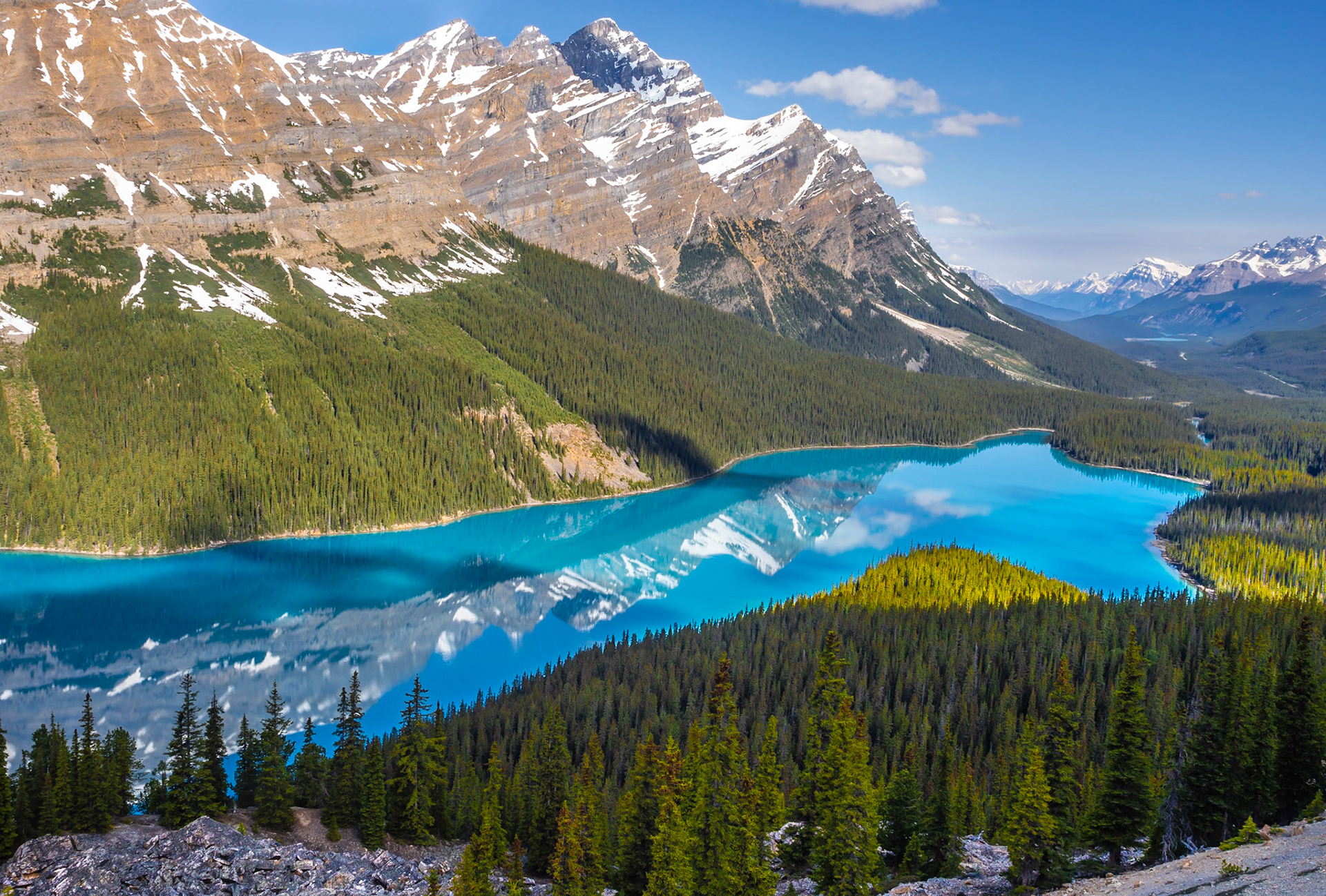 Reflection on Peyto Lake