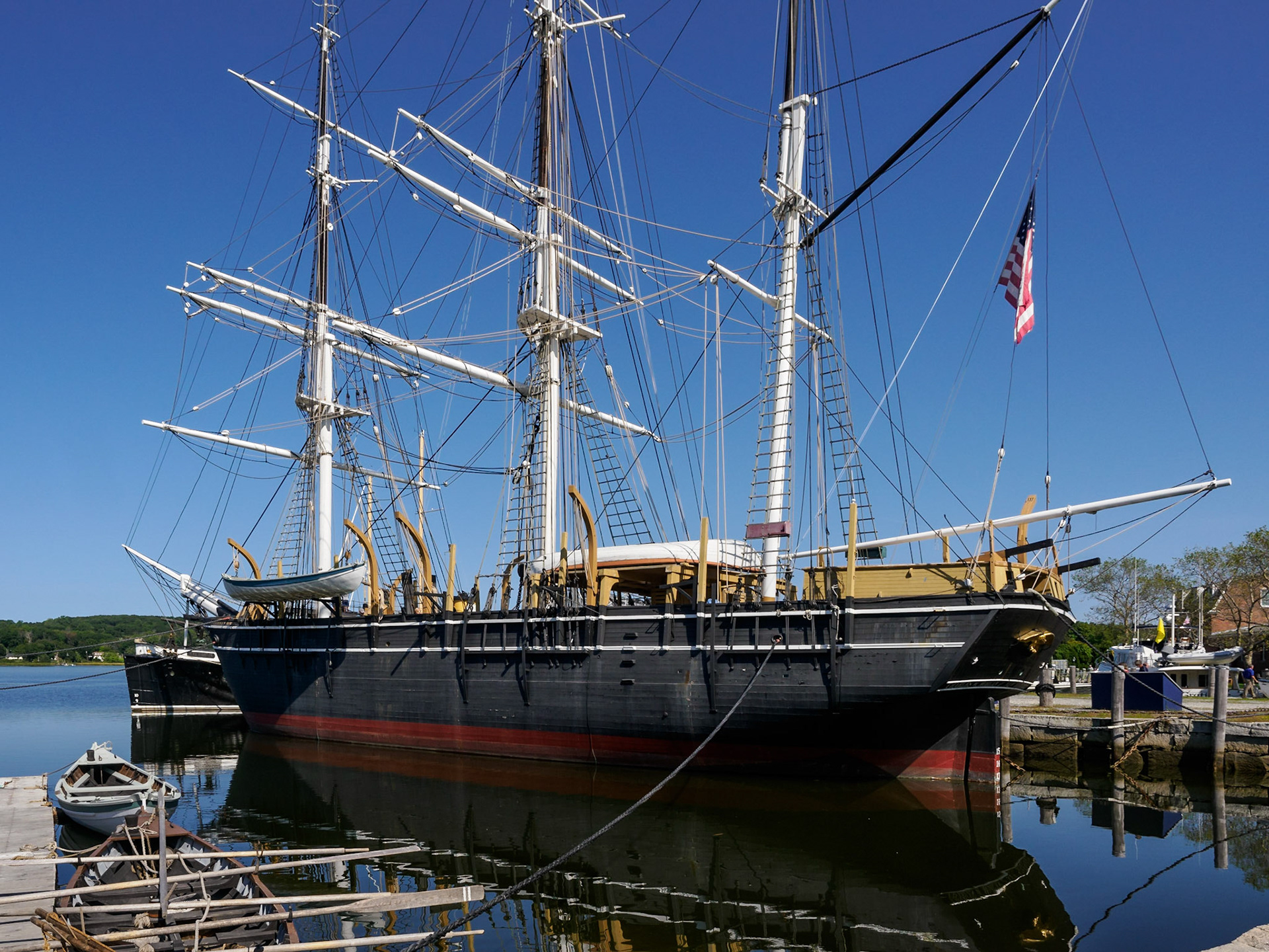 The 1841 whaleship Charles W. Morgan is America's oldest commercial ship still in existence.