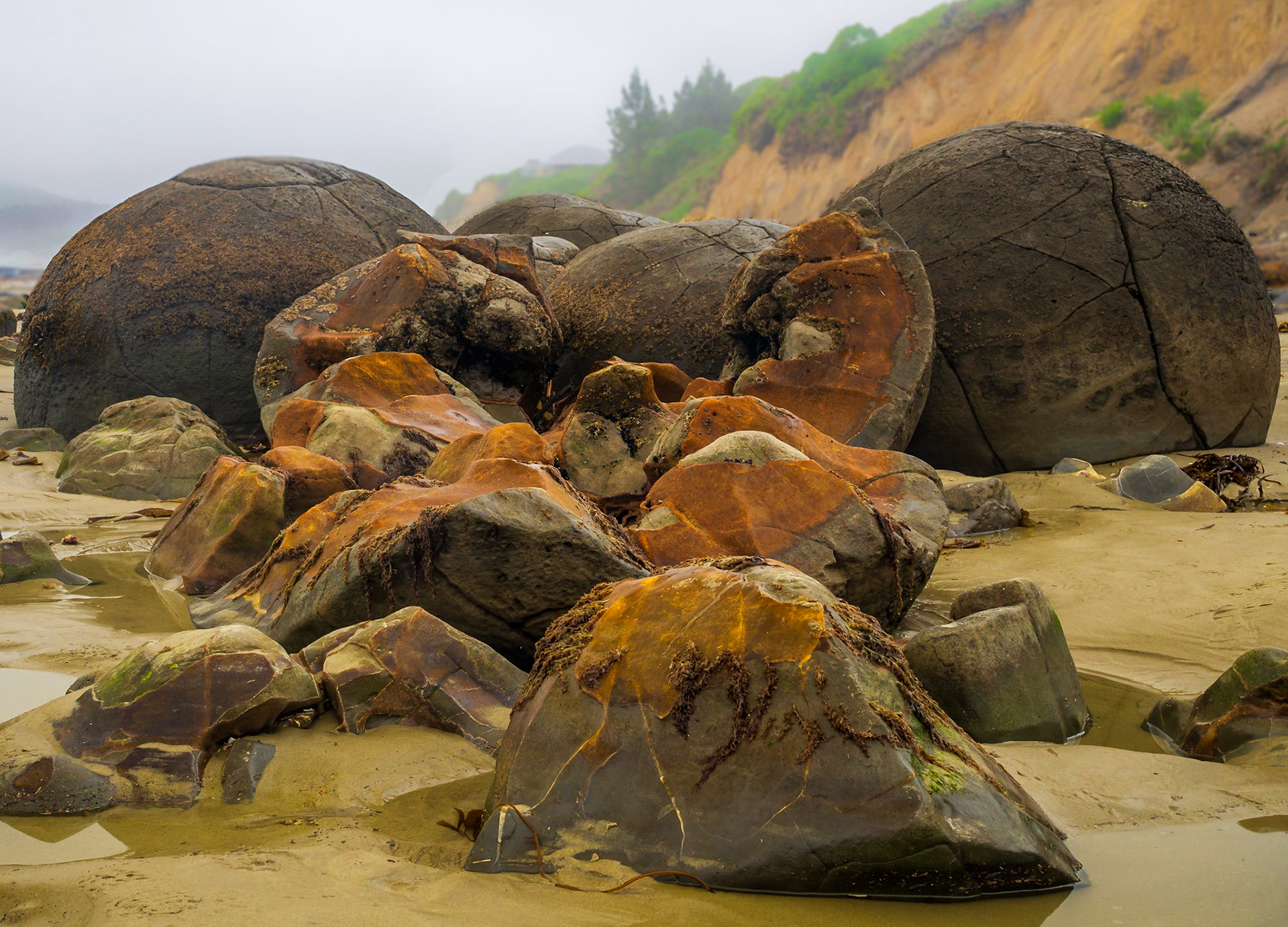 Exploded Boulders