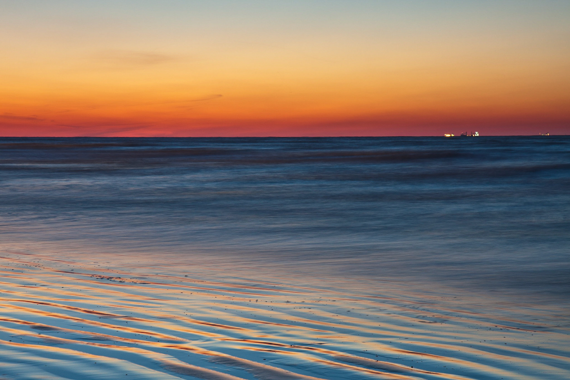 Ships Passing at Sunrise