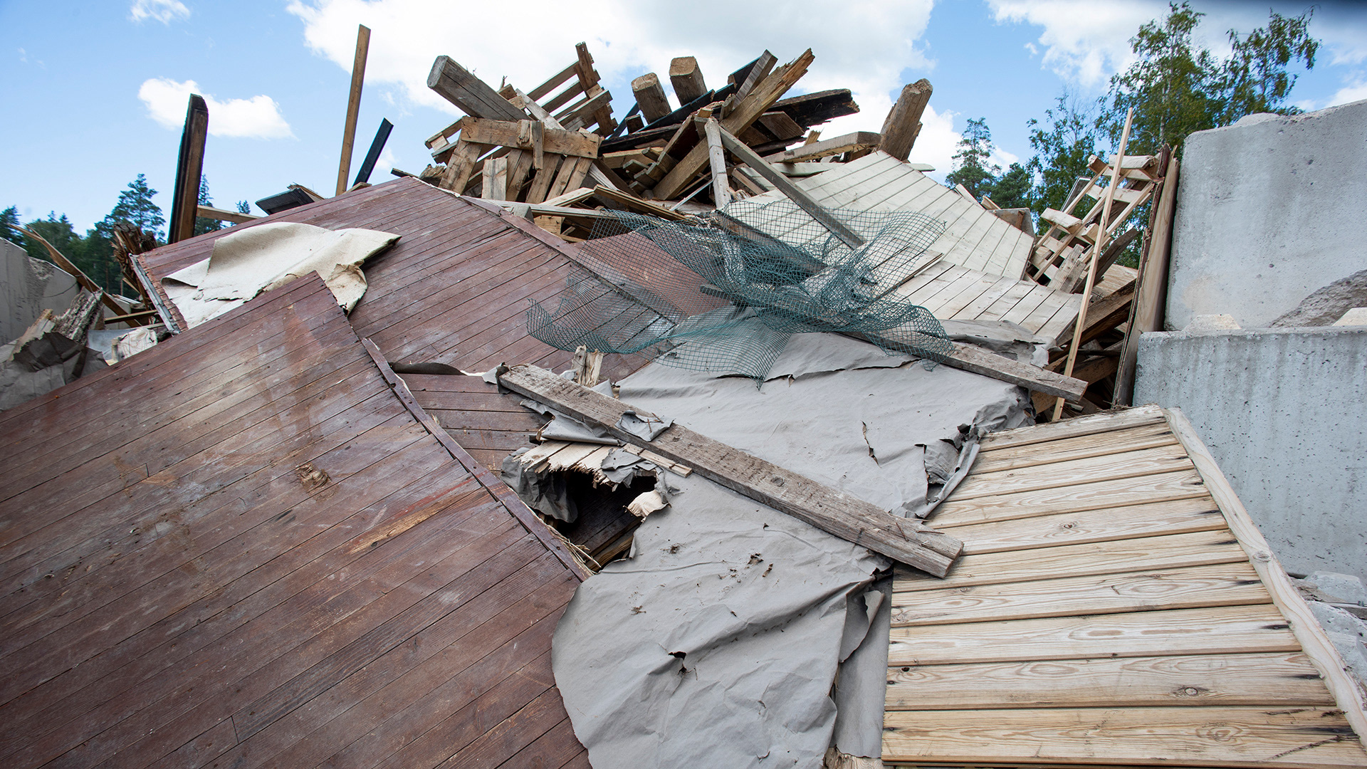 Half of all waste is from constructions