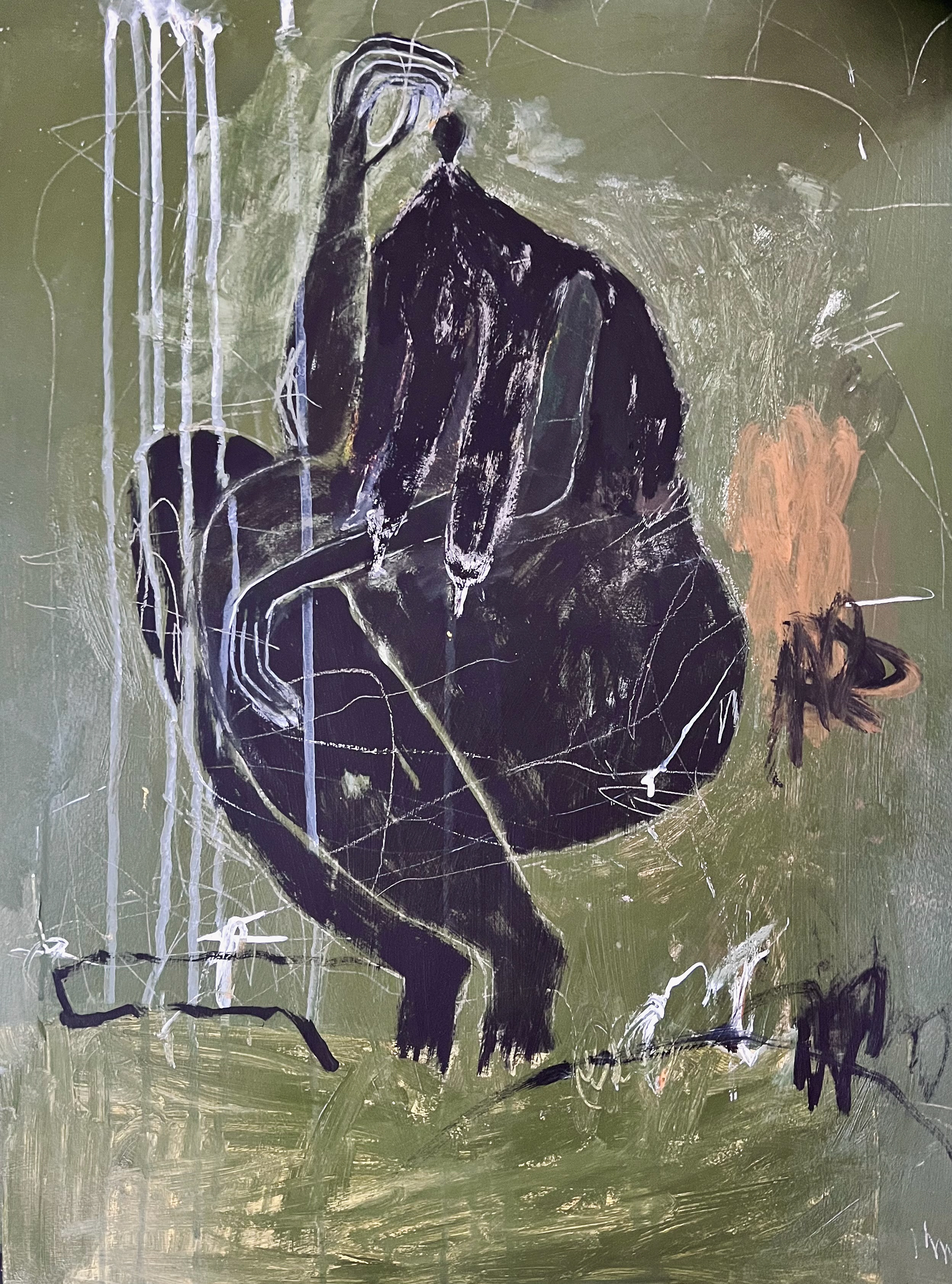 Pending 18 x 24 in Mixed Media on paper 2023
