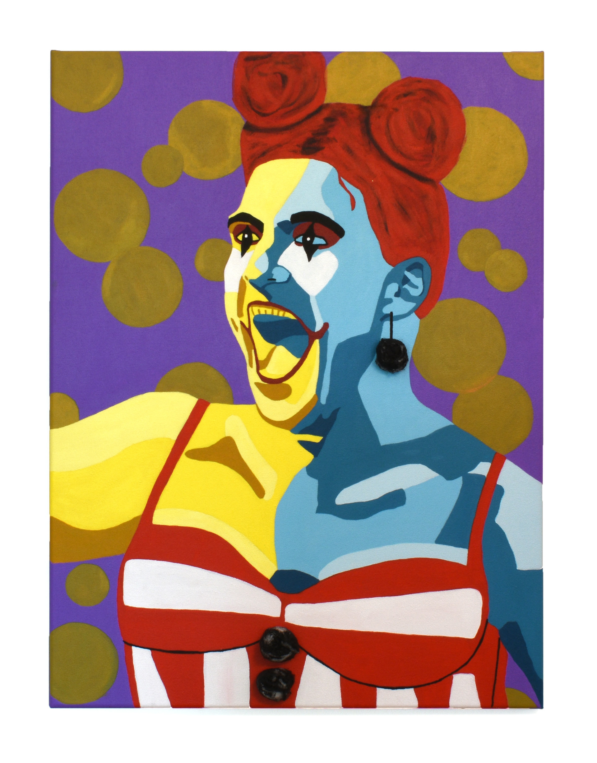 La Kike | 24x18" | Acrylic on canvas | 2023