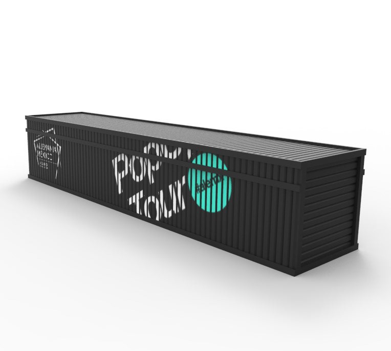 Pop-up tour: cultural shipping container (teamwork)