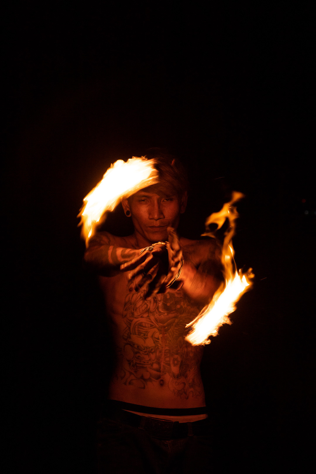 Koh Tao Fire Dancer