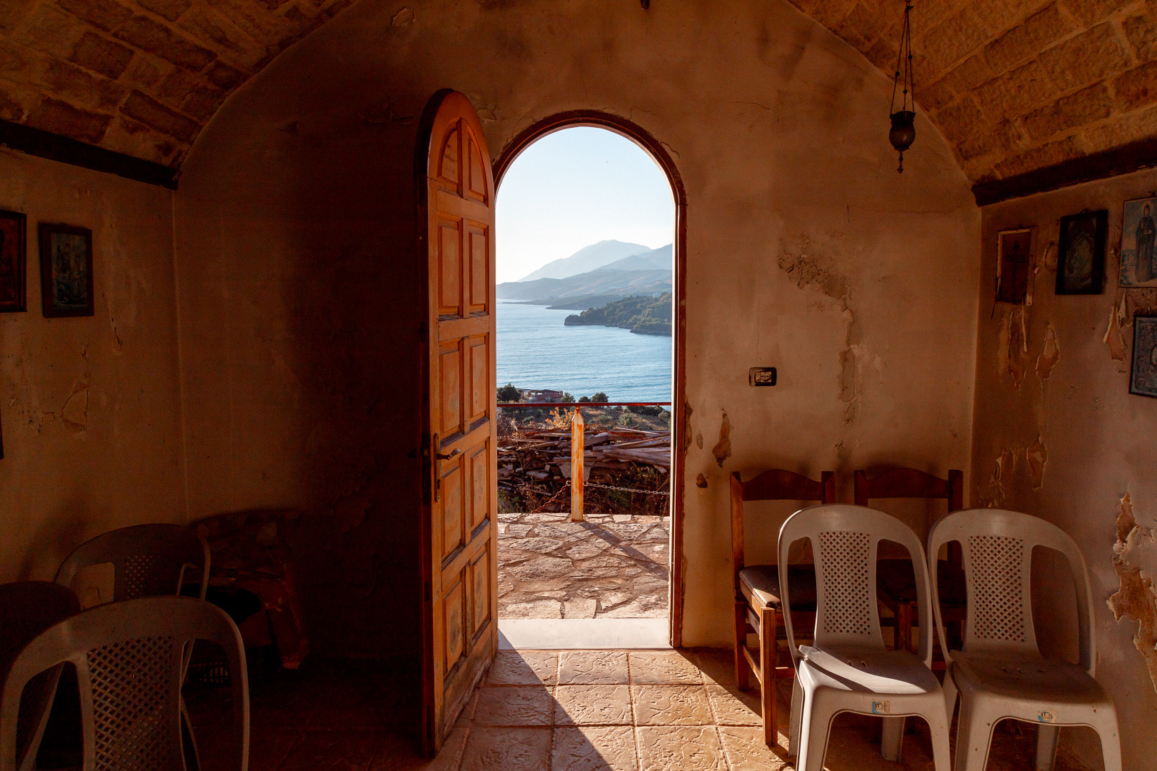 Albania church view