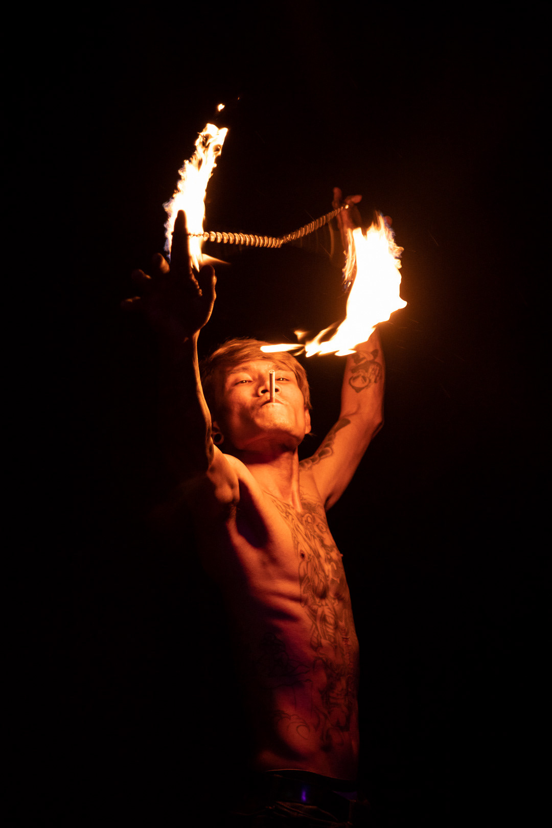 Koh Tao Fire Dancer