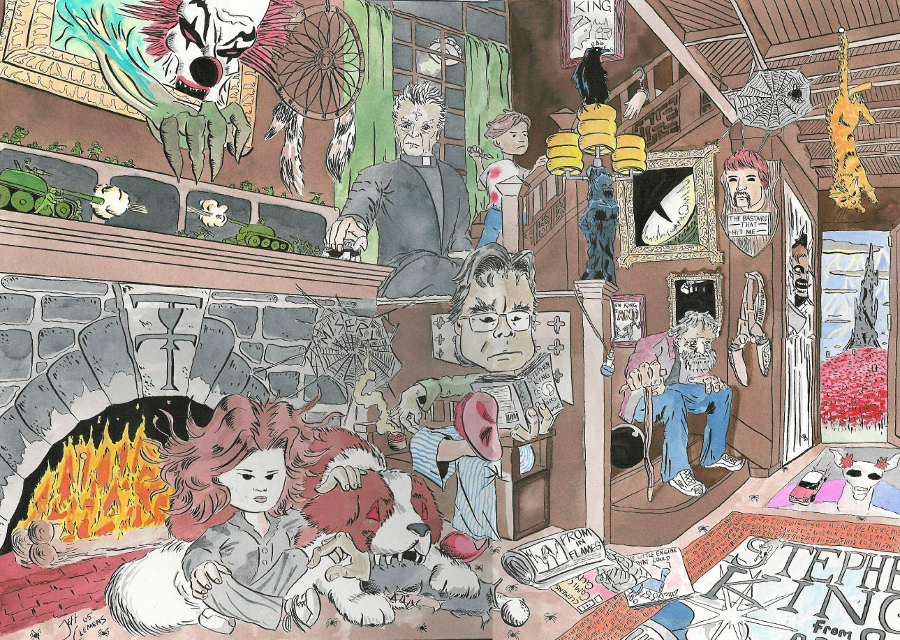 All King books (drawn in 2006)