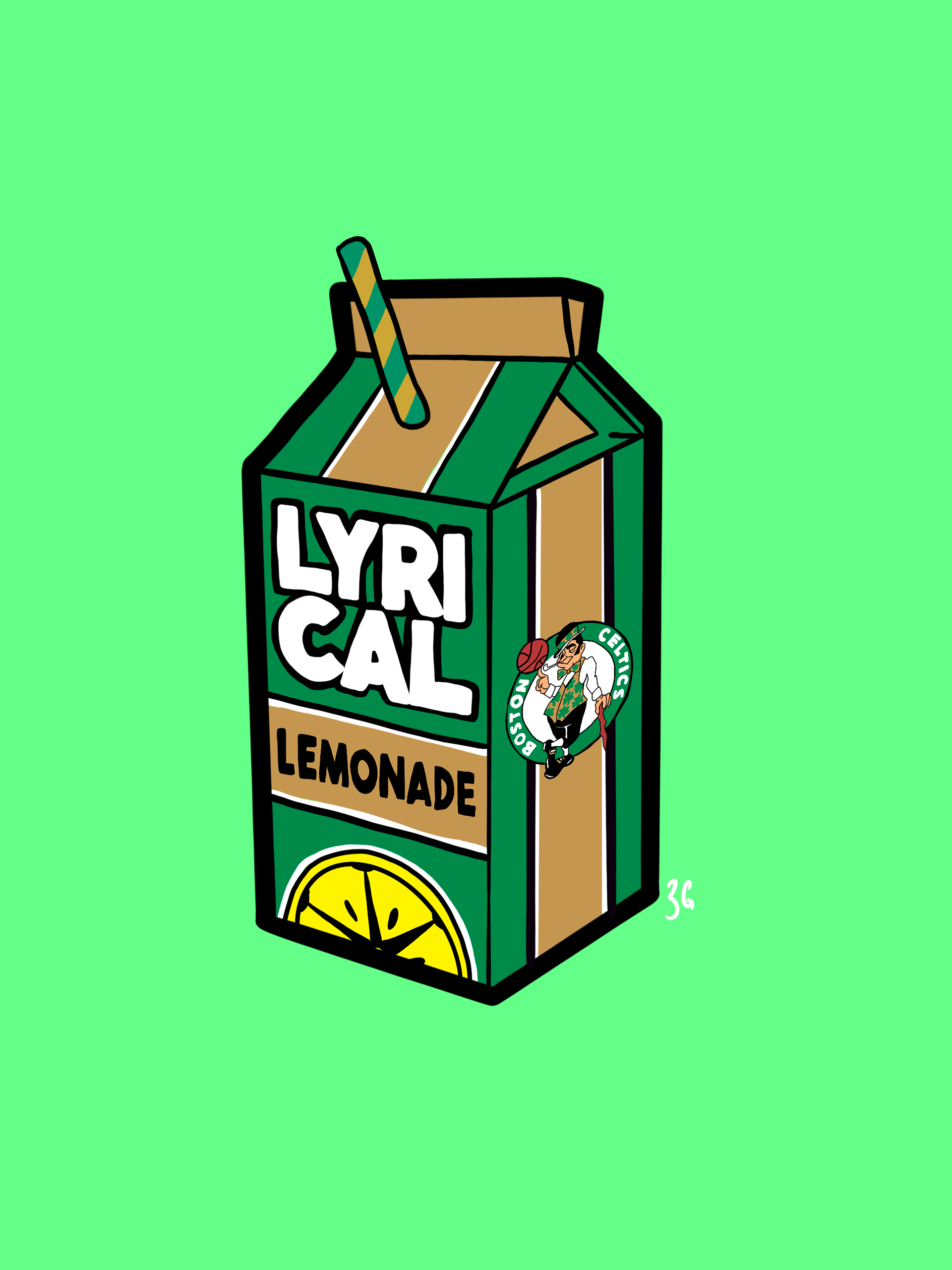 Lyrical Lemonade x NBA | Procreate