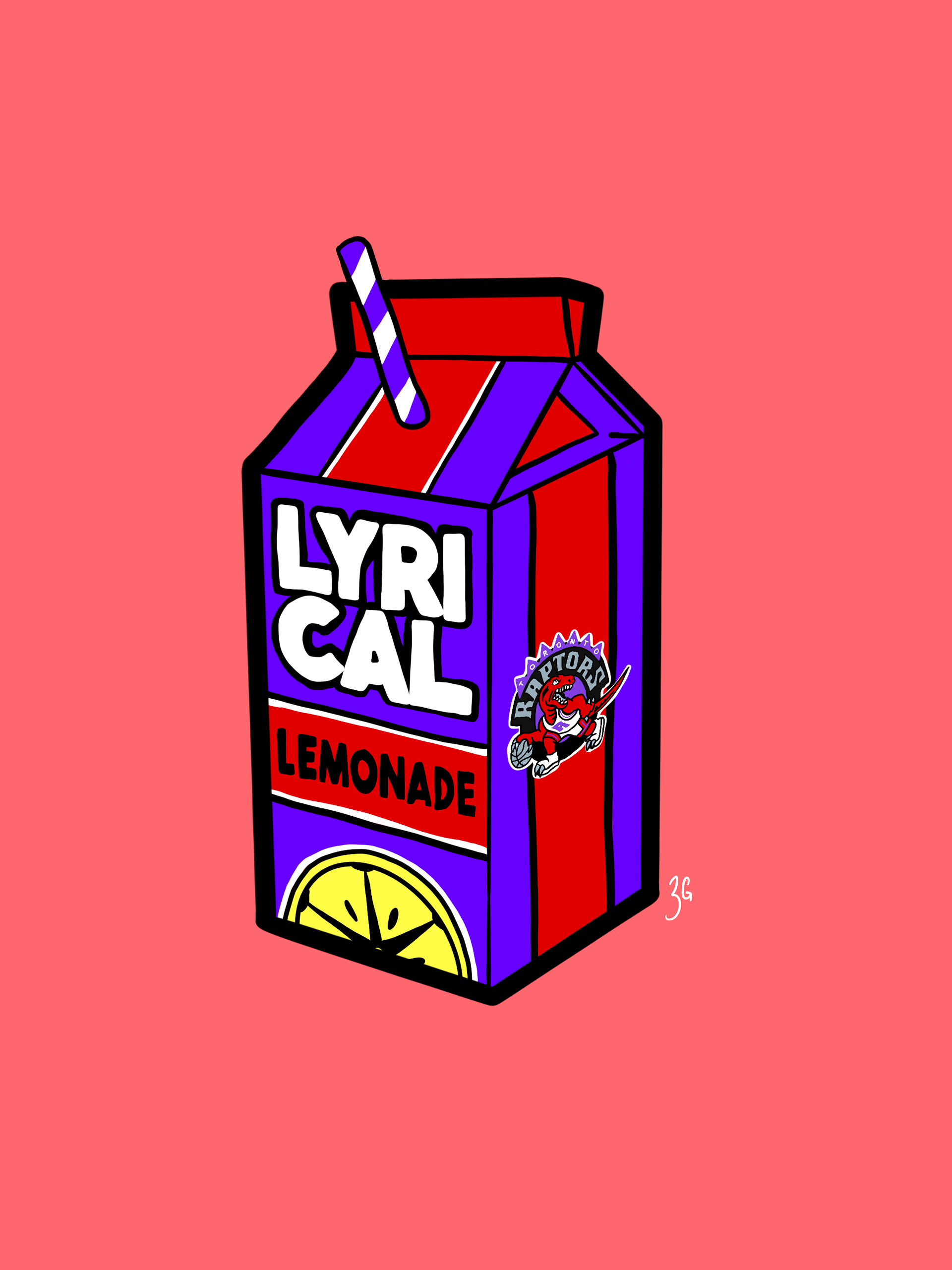 Lyrical Lemonade x NBA | Procreate