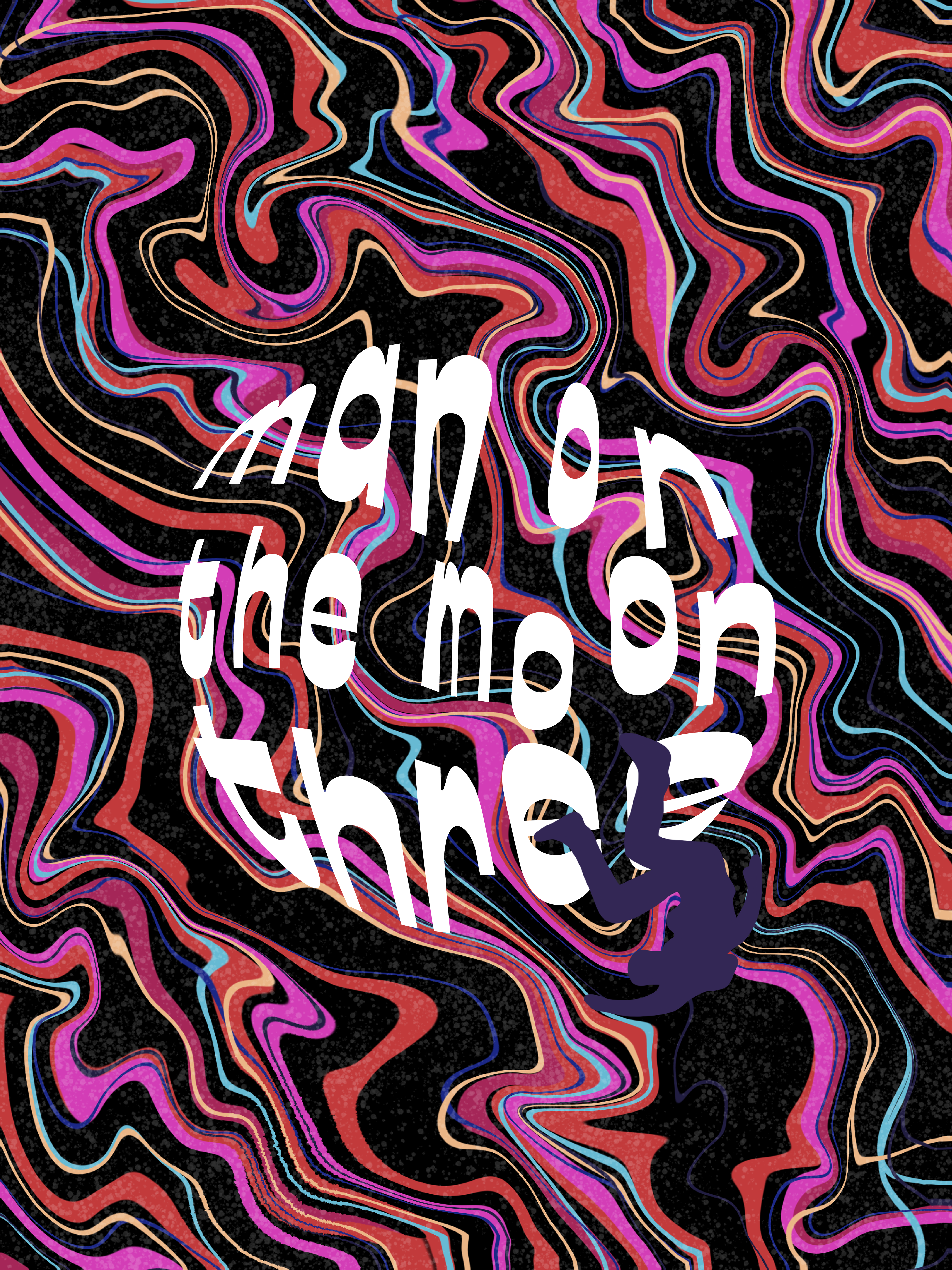 Man on the Moon | Procreate and Illustrator