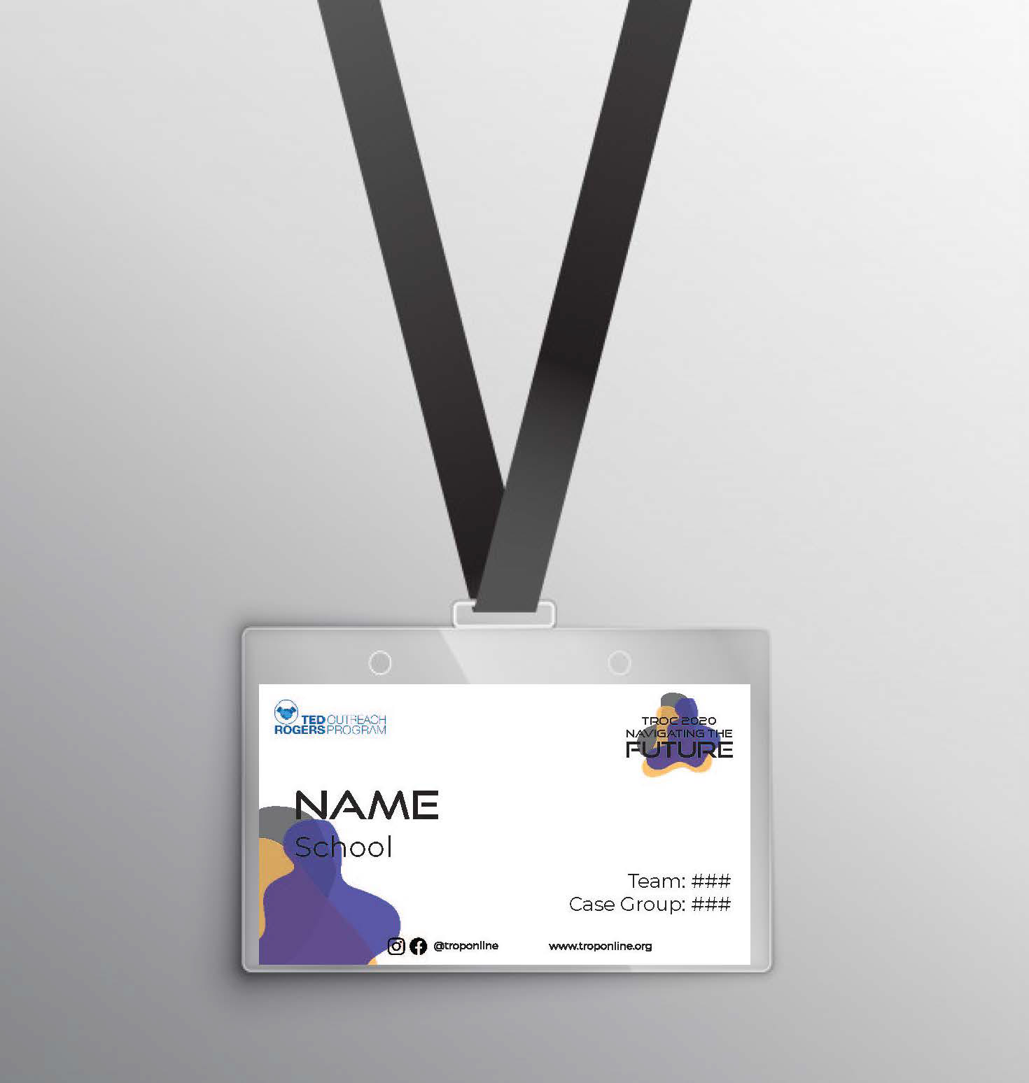 Name Tag for Conference | Illustrator 