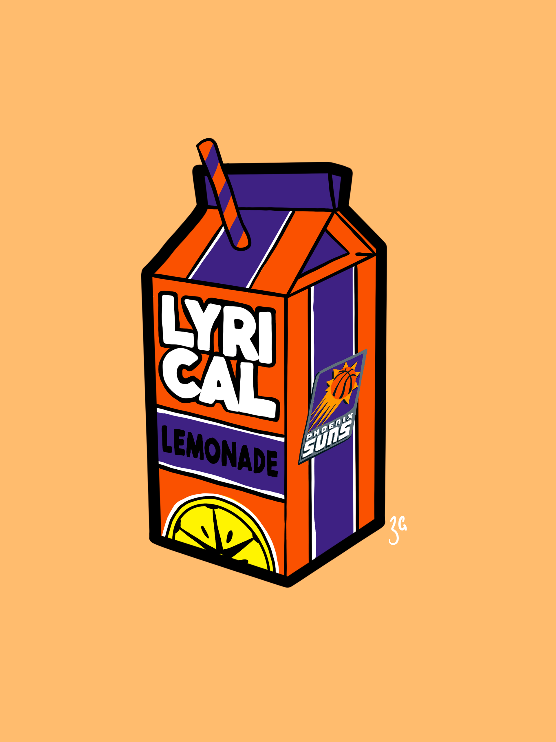 Lyrical Lemonade x NBA | Procreate