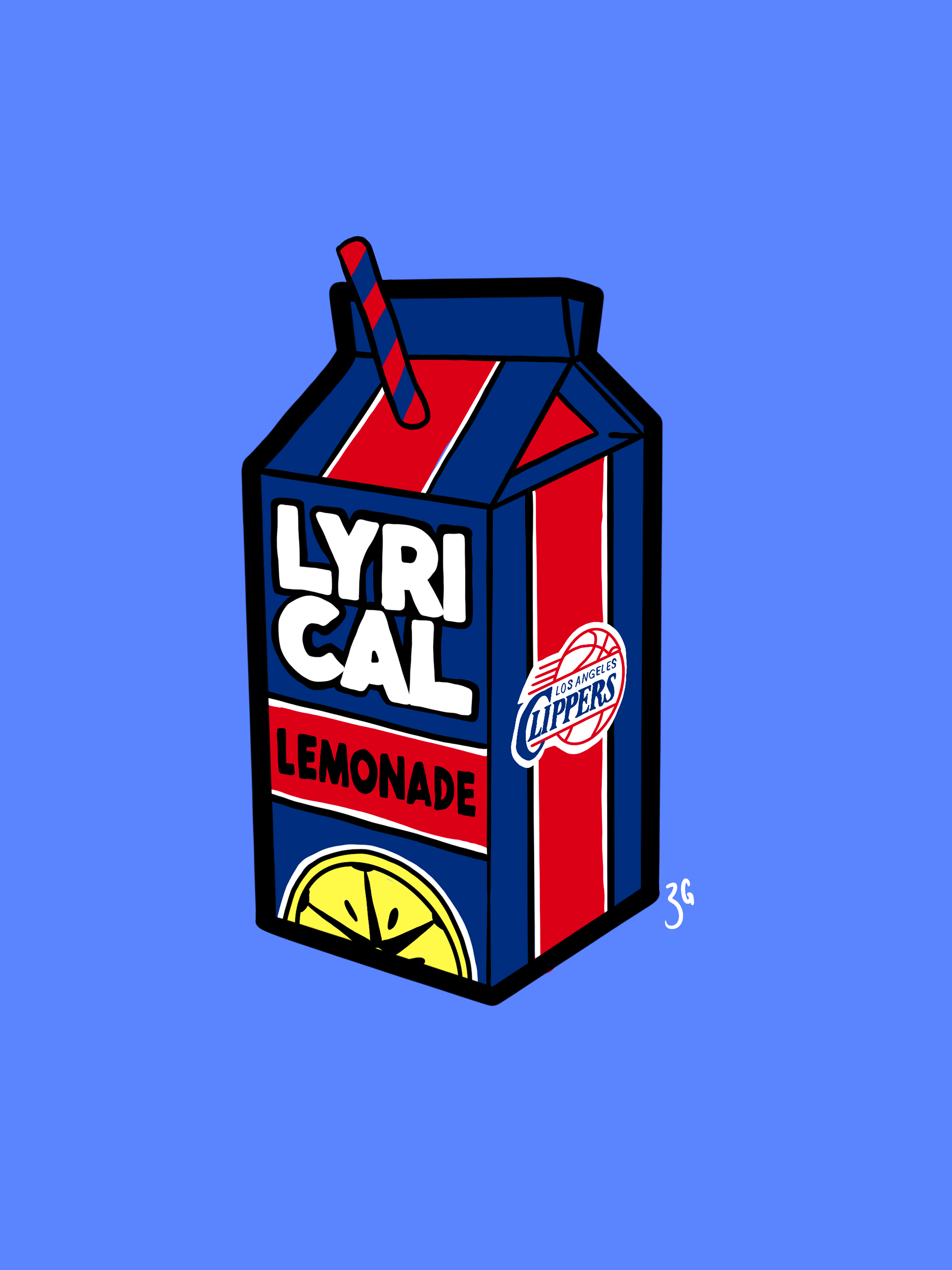 Lyrical Lemonade x NBA | Procreate