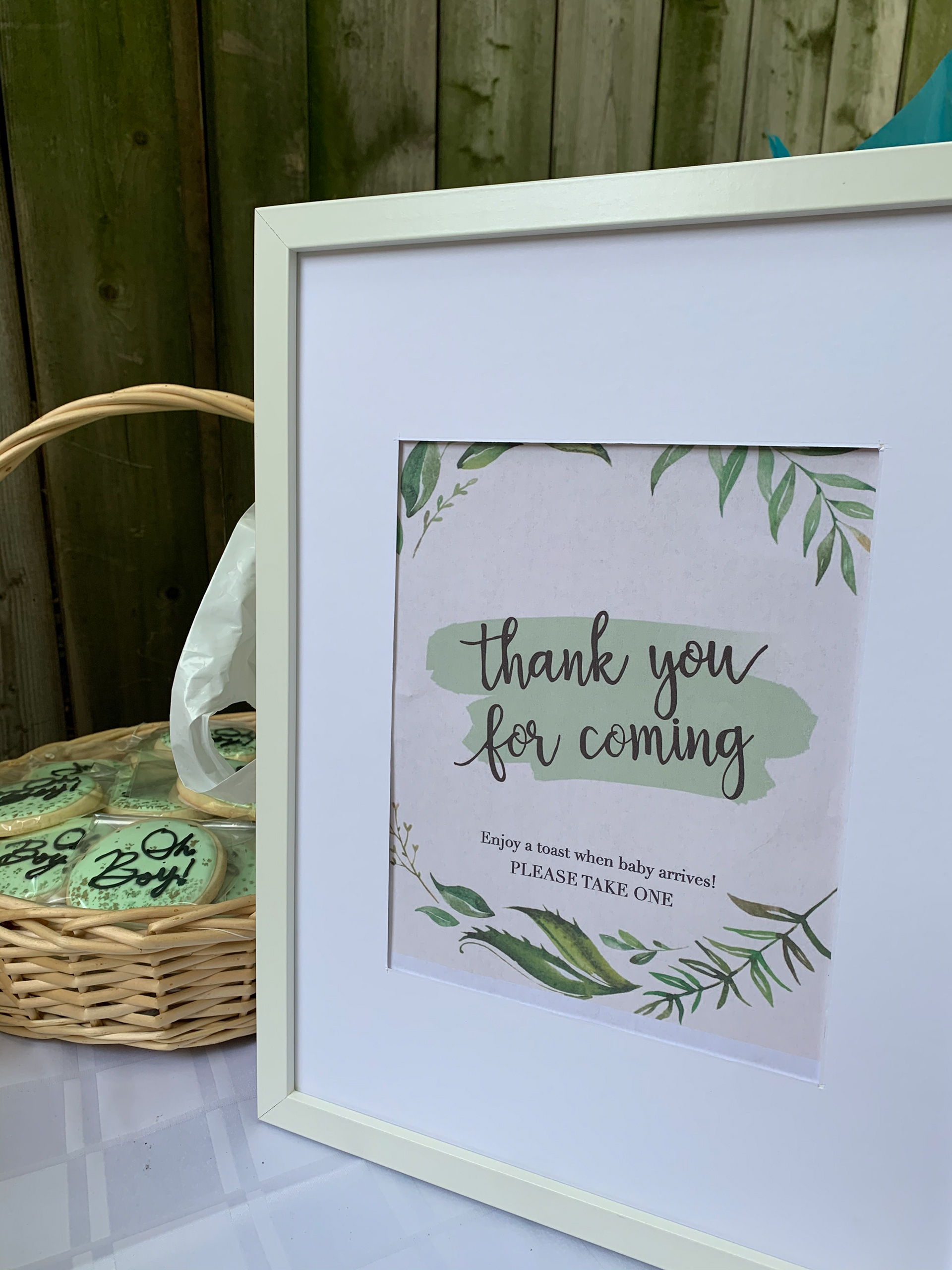 Baby Shower Signage | Illustrator & Procreate