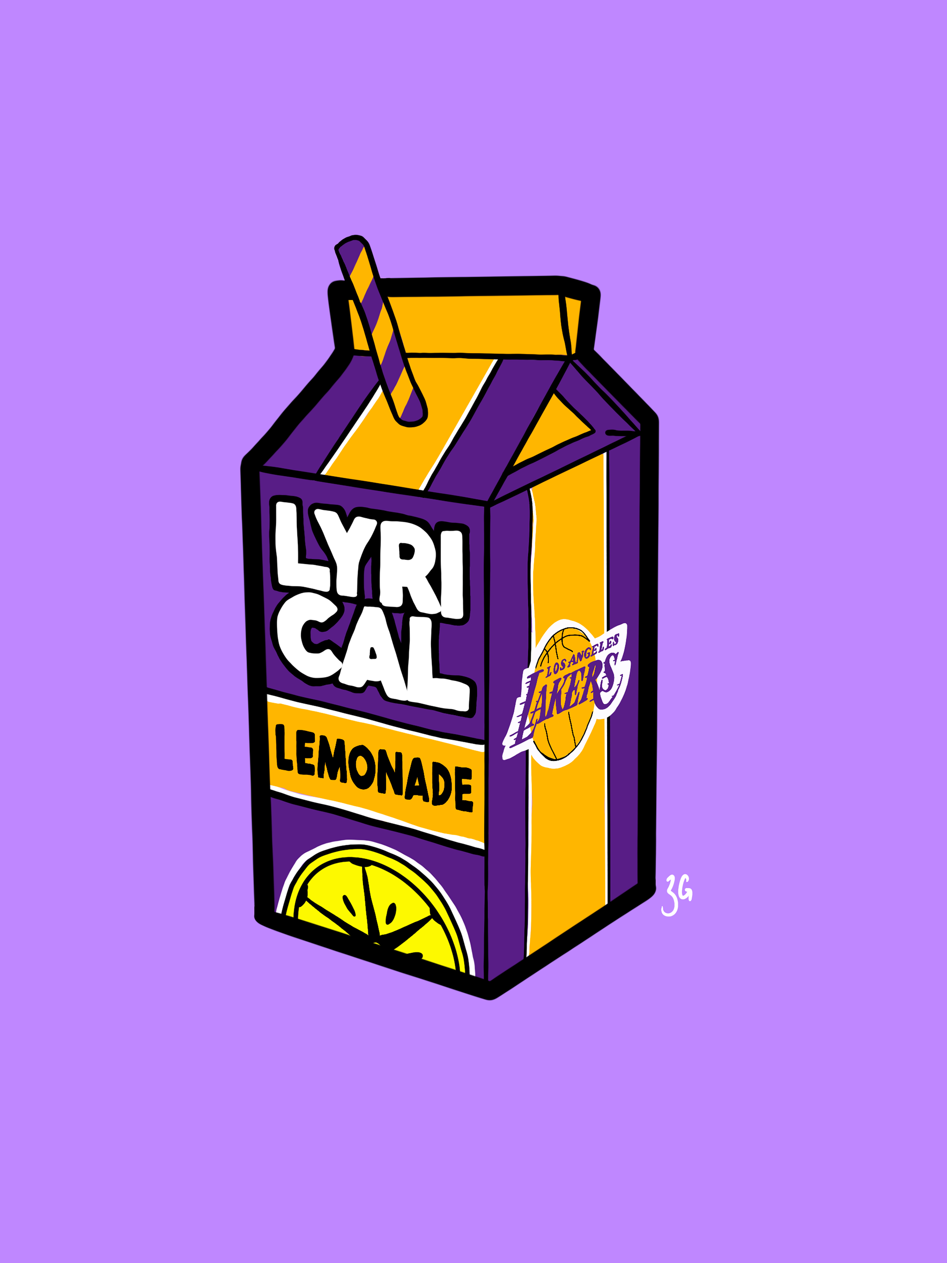 Lyrical Lemonade x NBA | Procreate