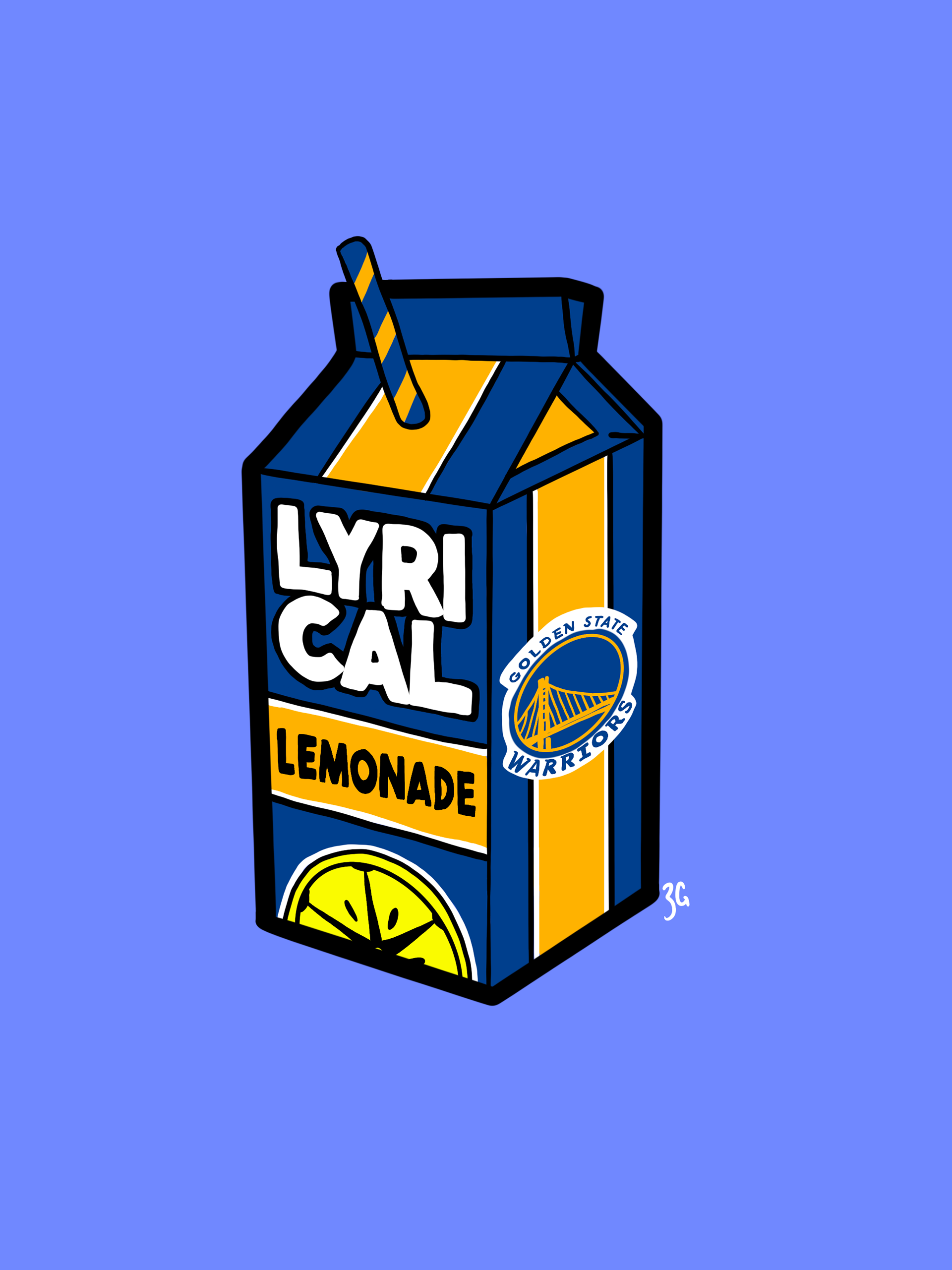 Lyrical Lemonade x NBA | Procreate