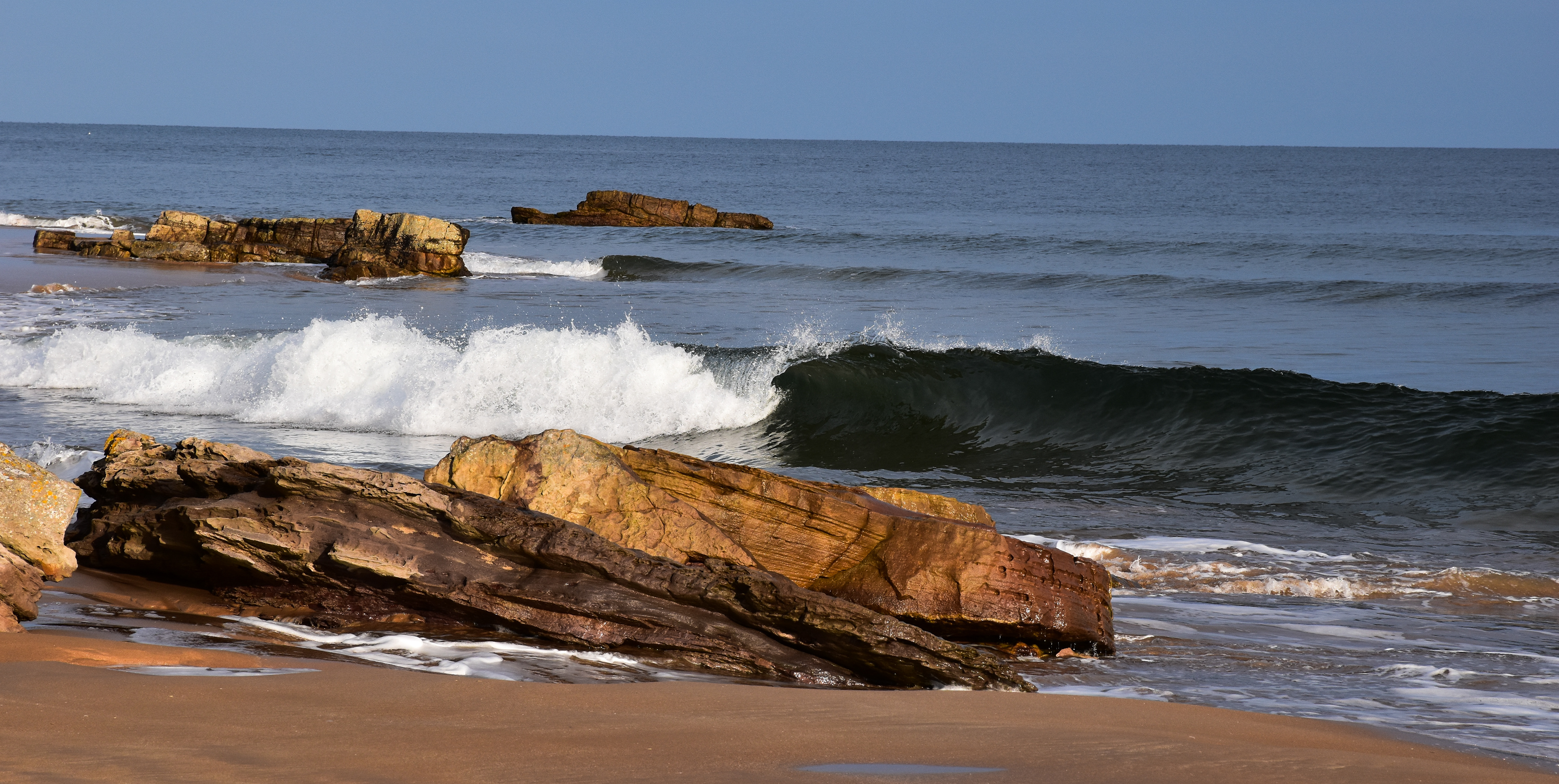 Waves on Dornoch Beach