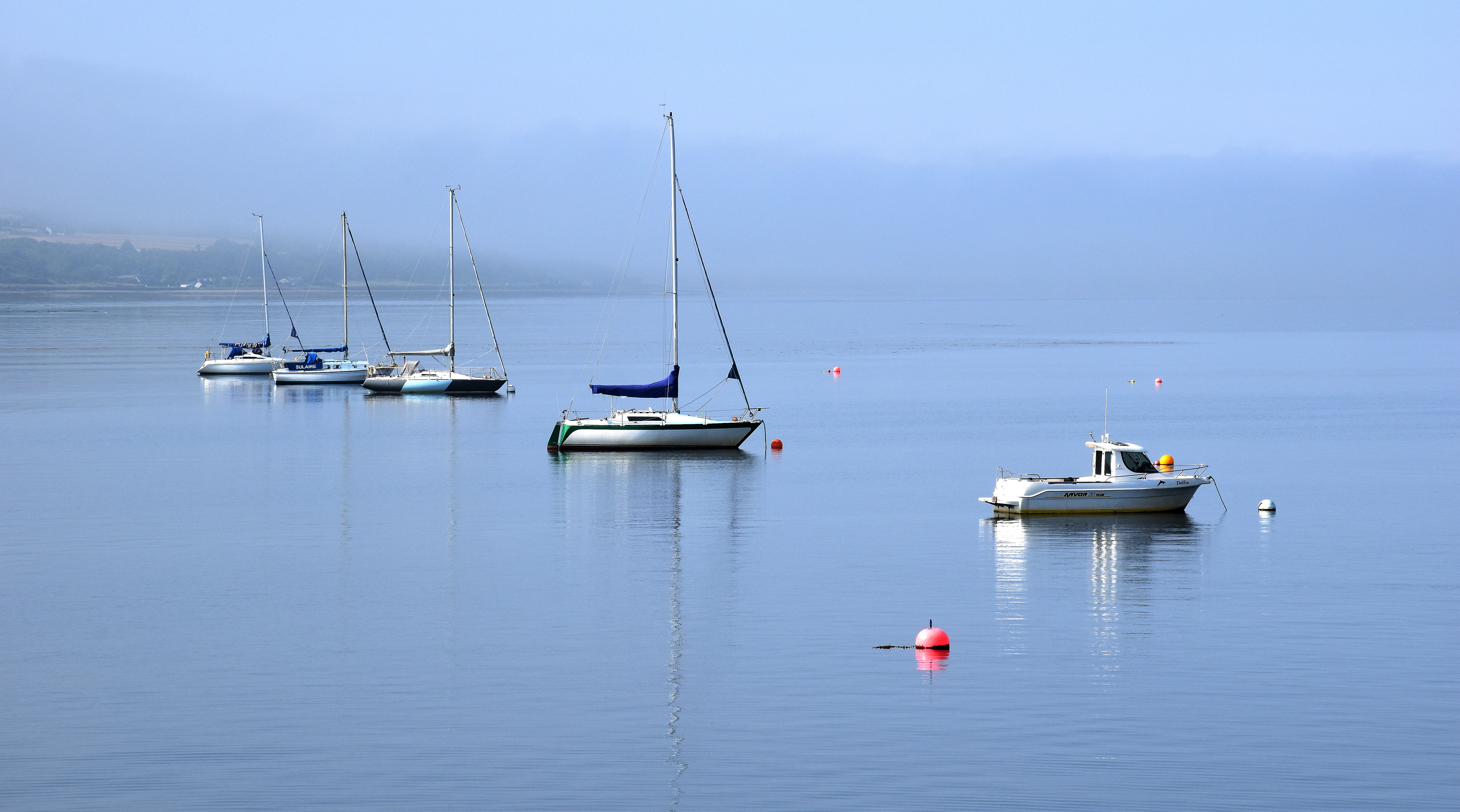 Boats on Cromarty Firth