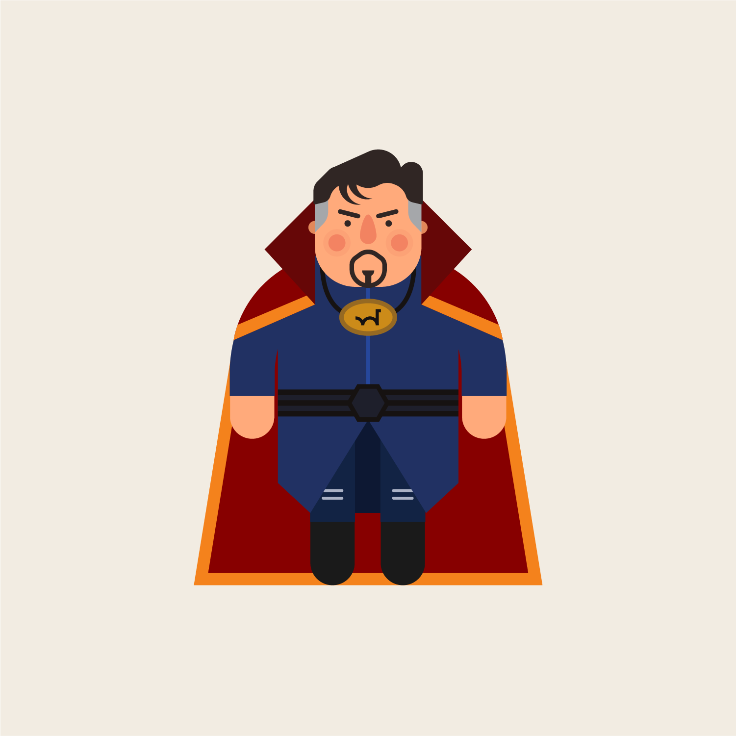 Ali Yıldırım, Fat Dr. Strange Karakter Tasarımı, Dijital Çizim, 1:1 Ölçek, 2024