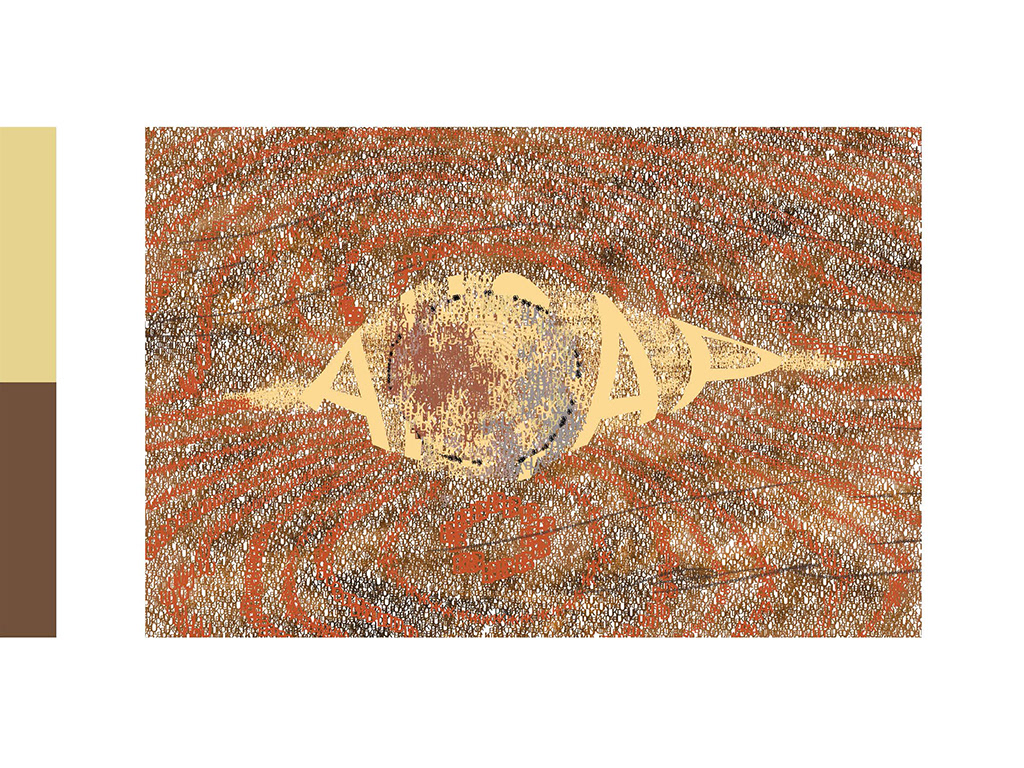 eser8-Ahşap Budak Tipodoku, 50x35 cm, Dijital Teknik,