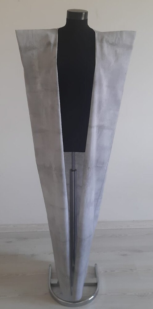Kartalmurat Ayvaz, "Asianblack", 180x150, Shibori, 2025