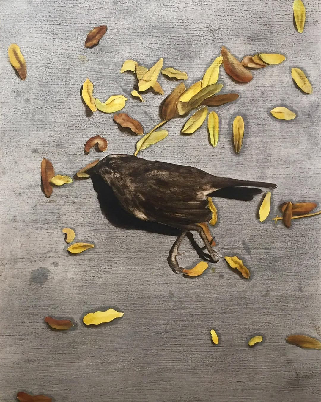 Ya*rak Dökümü, 45 x 60 cm, tuval üzerine yağlı boya, 2024