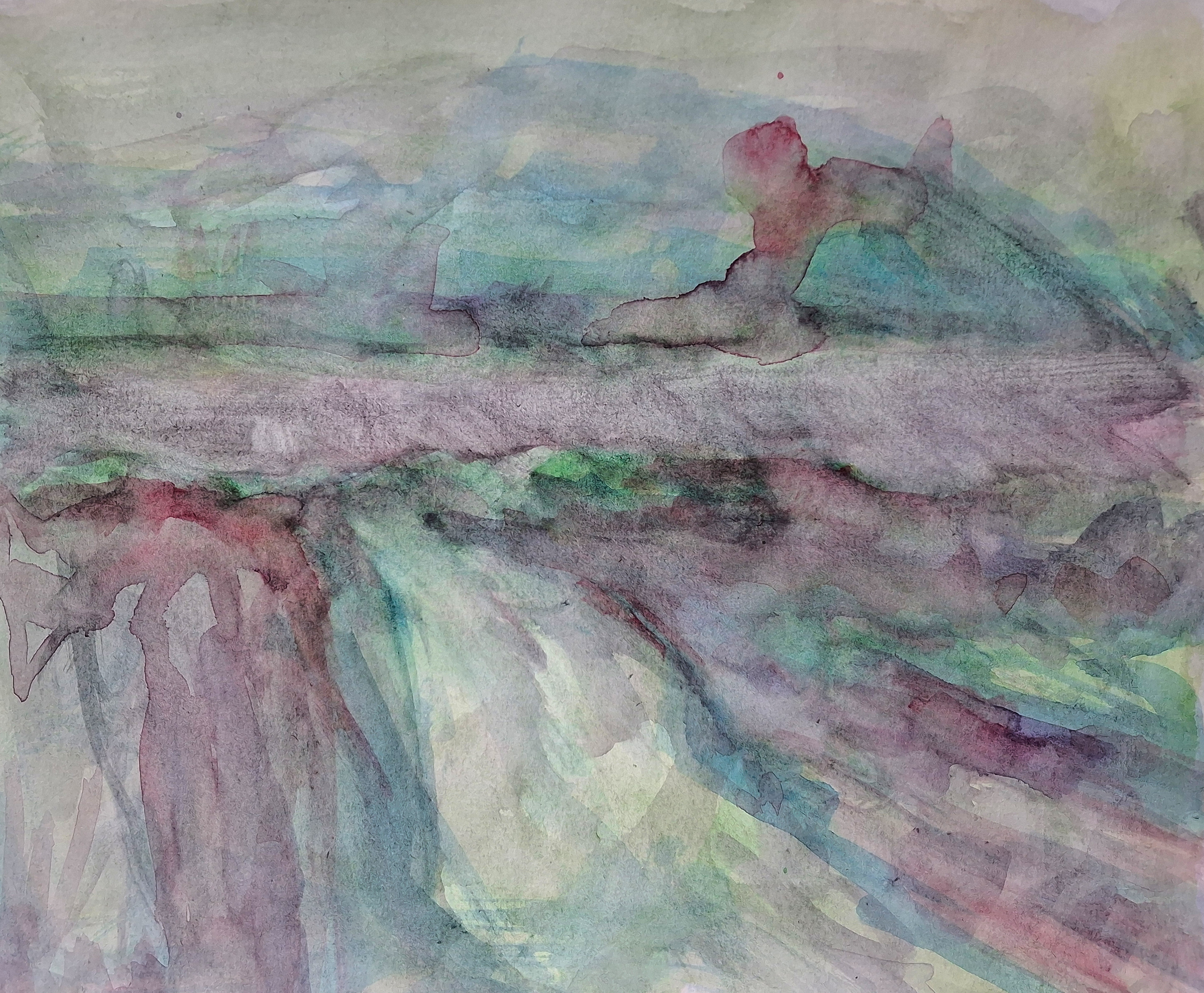 İsimsiz, 29X27 cm, Kağıt üzerine suluboya, 2025